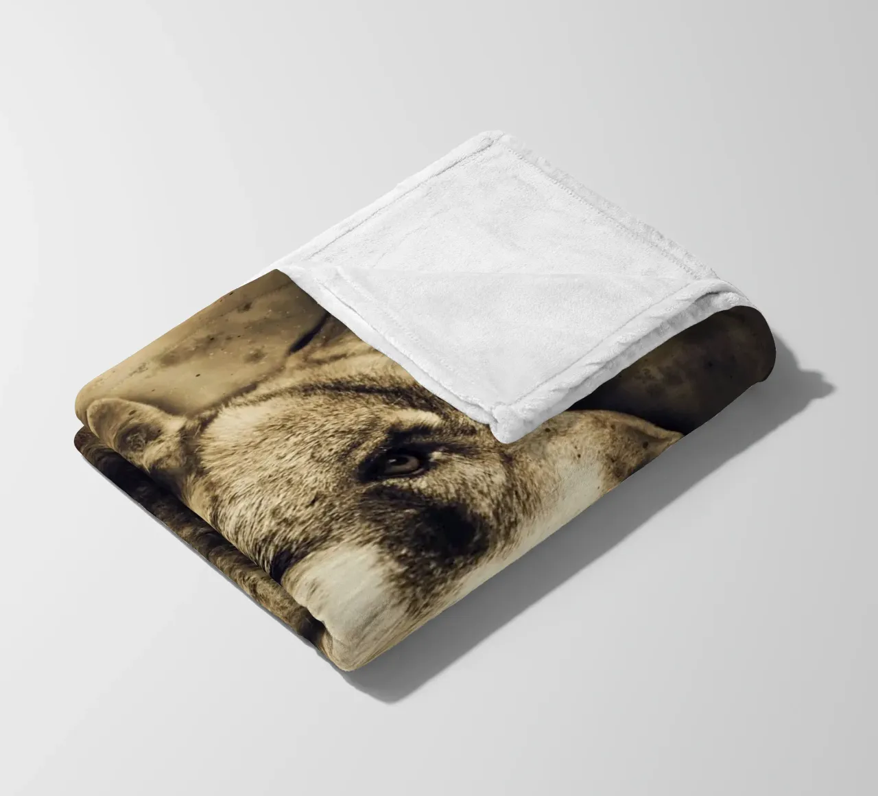 Wolf 3 Fleecedecke von Mateo