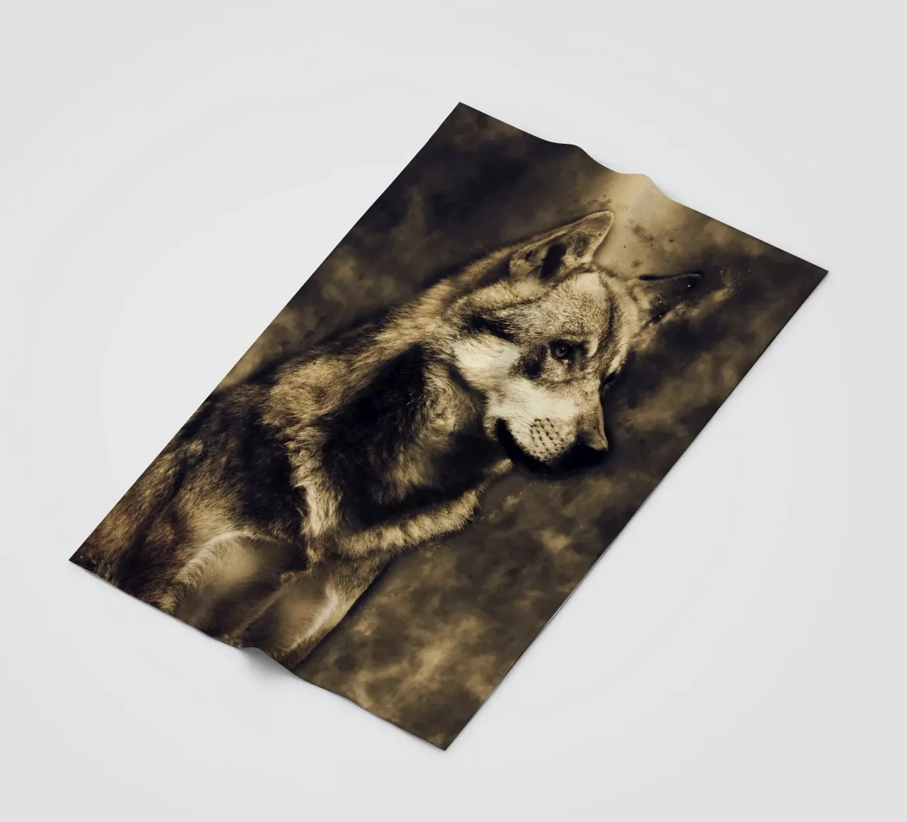 Wolf 3 Fleecedecke von Mateo