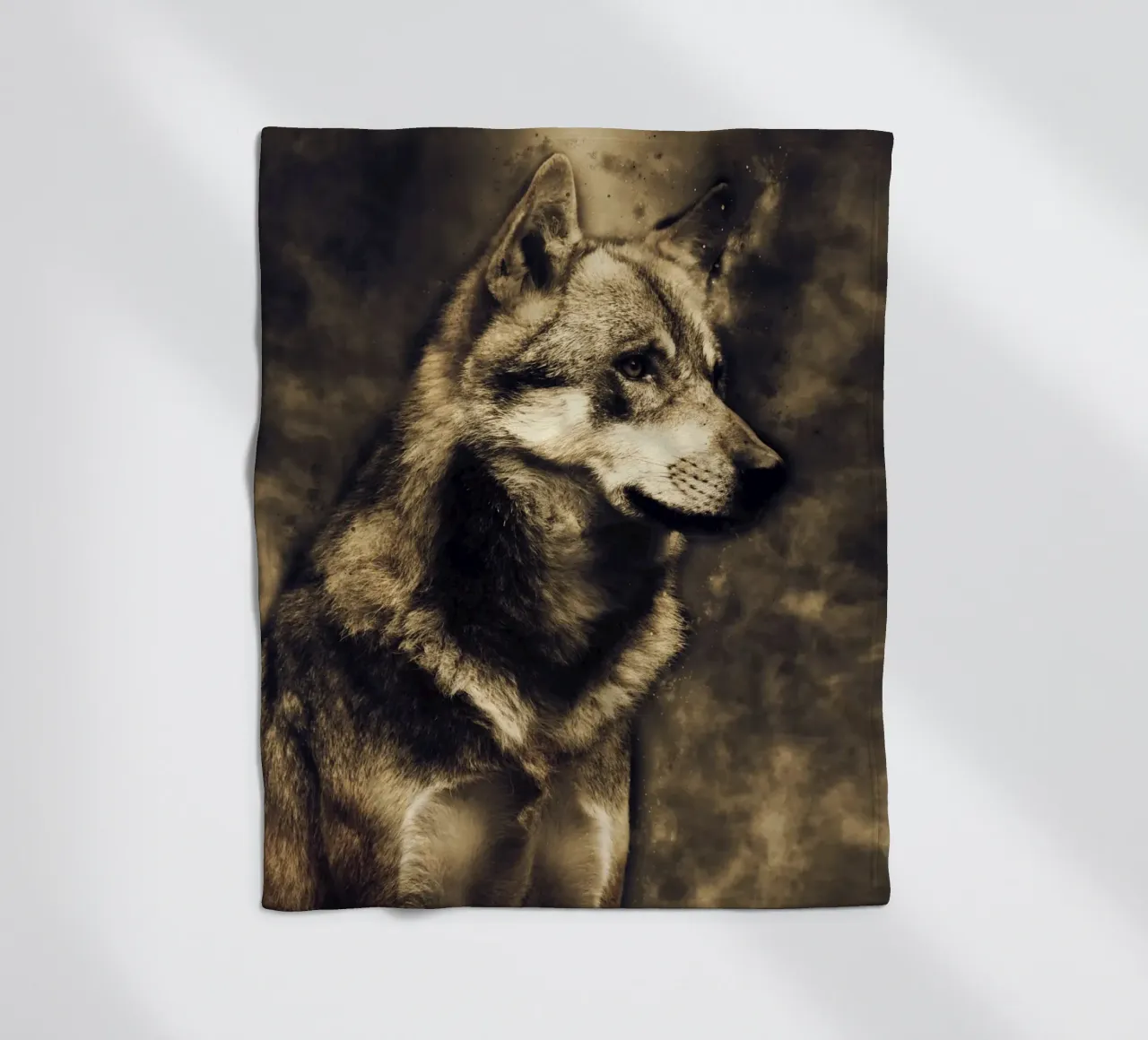 Wolf 3 Fleecedecke von Mateo