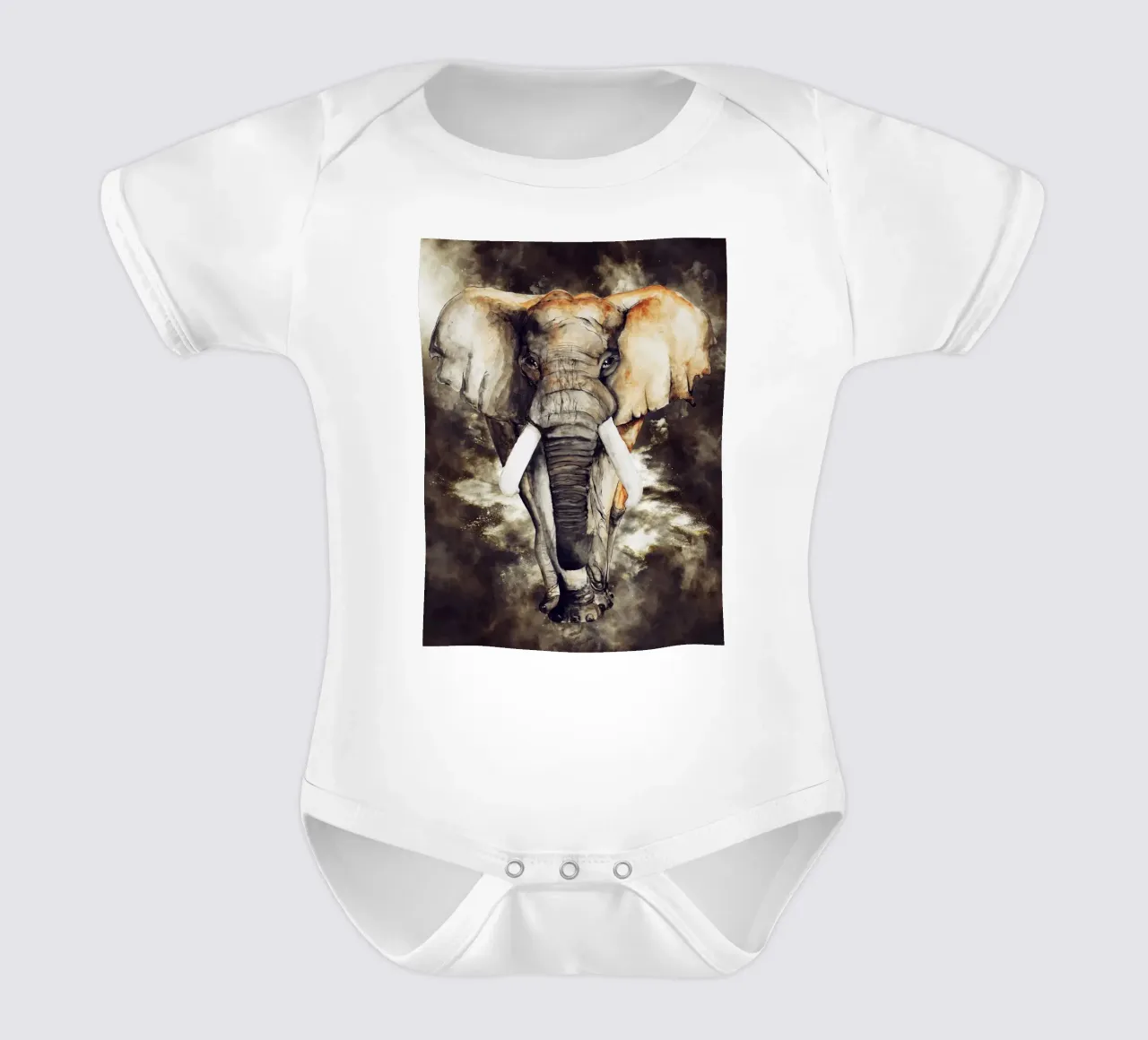 Elephant body neonato maniche corte da Mateo