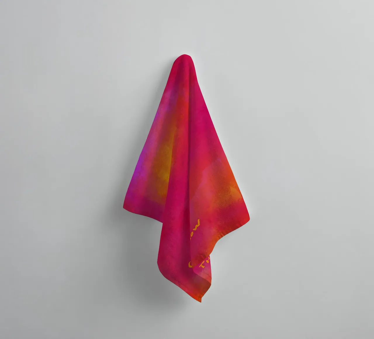 Abstract Painting - go with the flow towel by Illustration Raissa Oltmanns