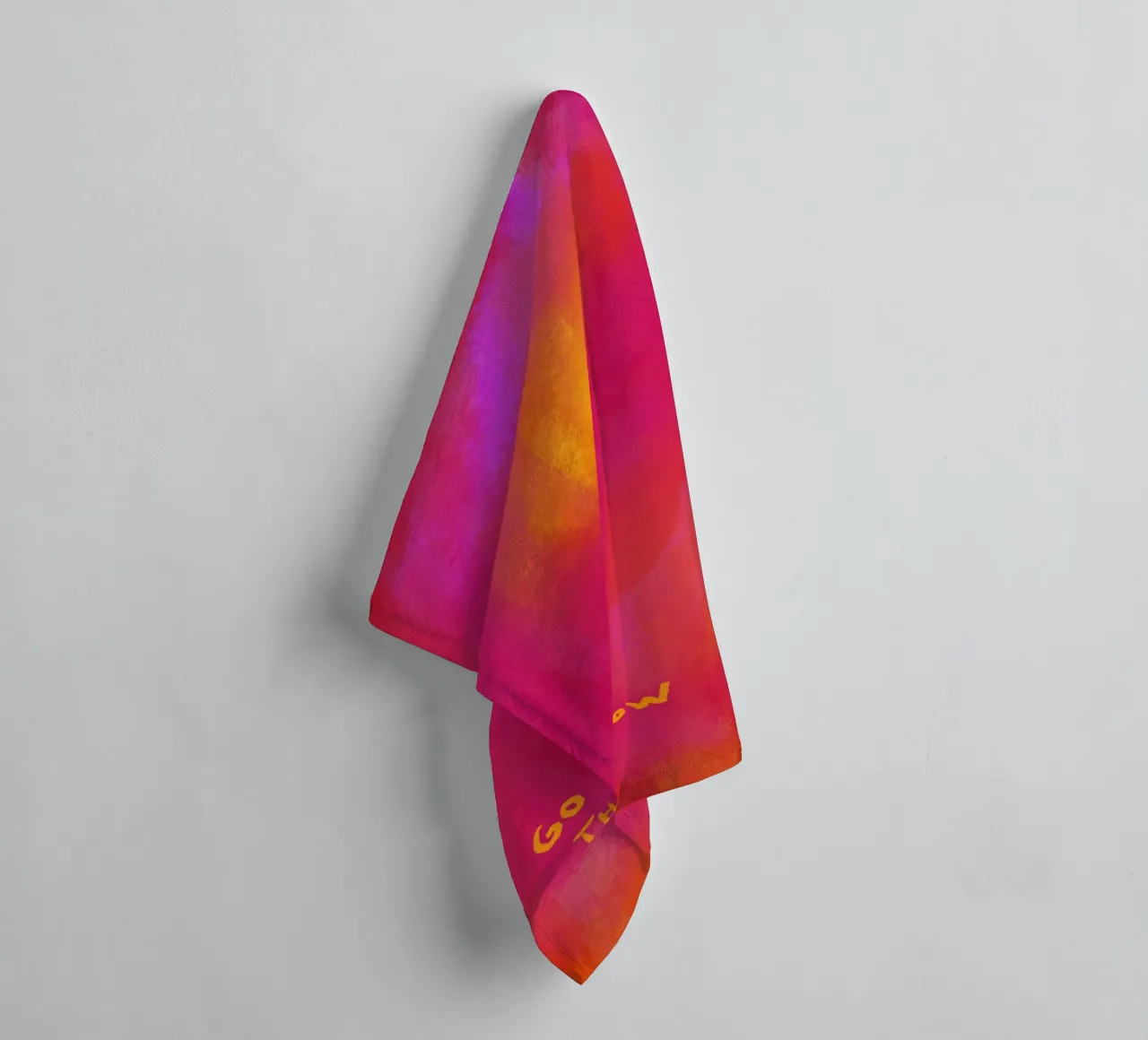 Abstract Painting - go with the flow towel by Illustration Raissa Oltmanns
