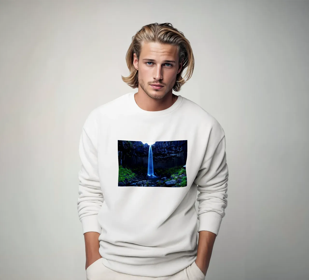 Cascata mistica felpa da Fjöllart