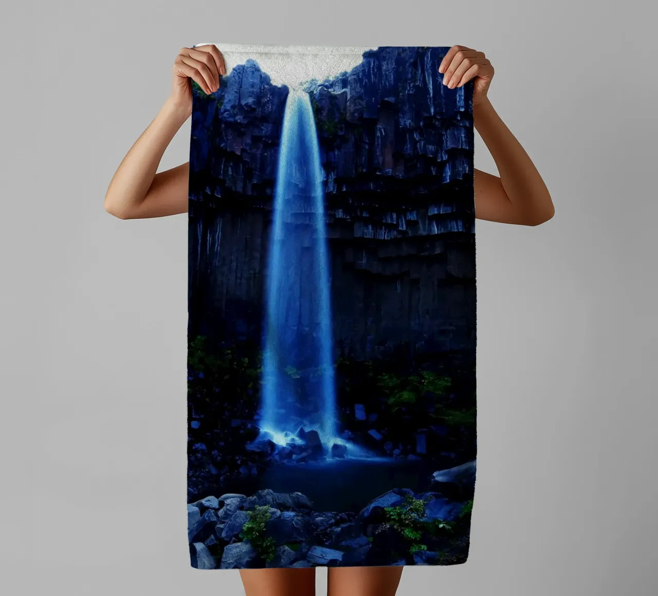 Cascata mistica asciugamano da bagno da Fjöllart