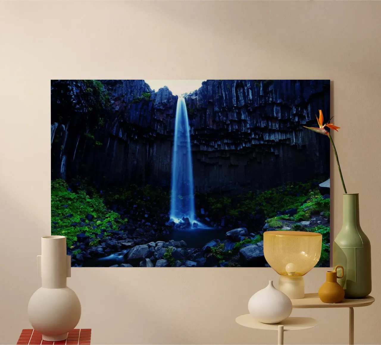 Cascata mistica plexiglass da Fjöllart