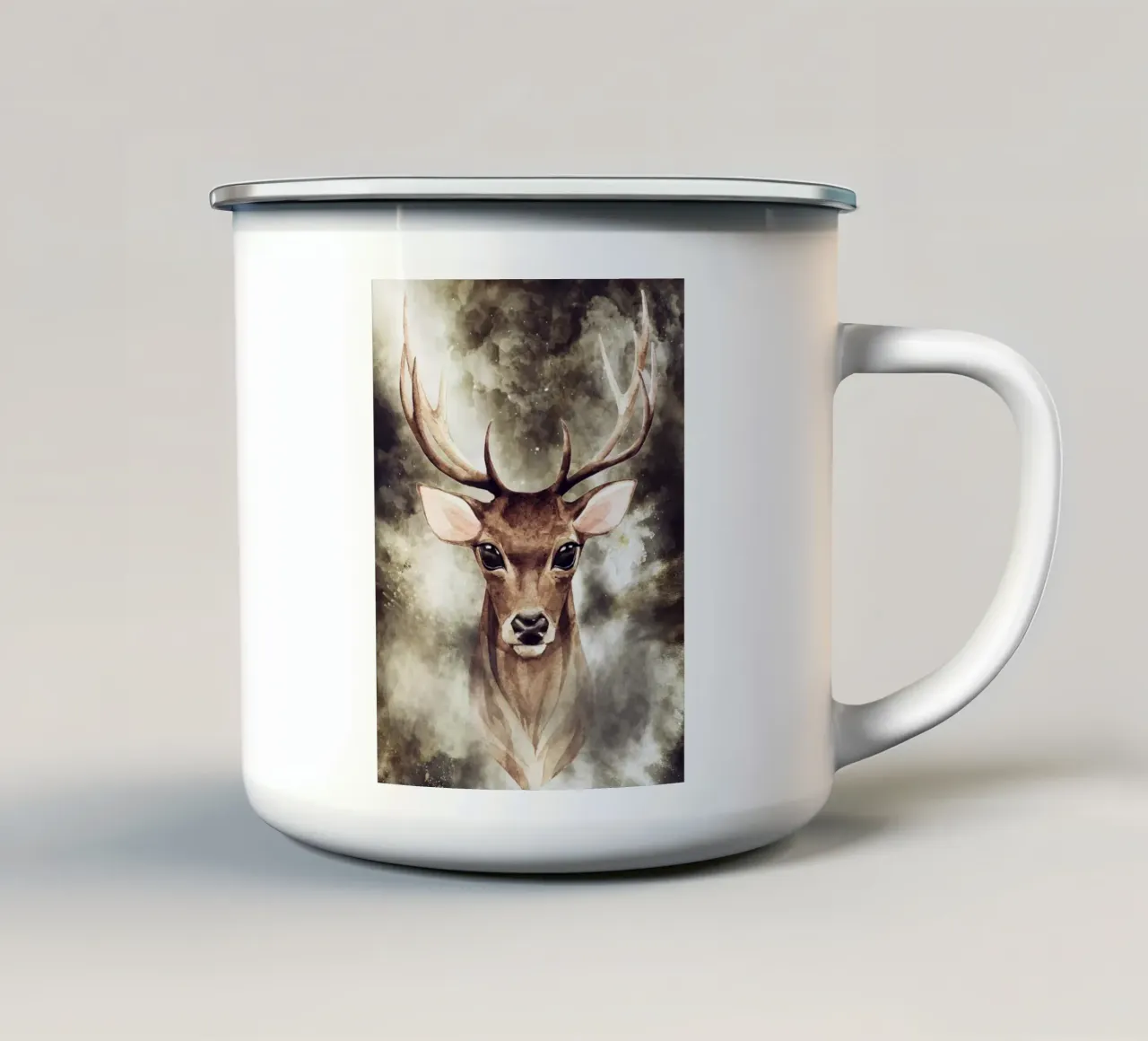 Deer tazza in smalto da Mateo