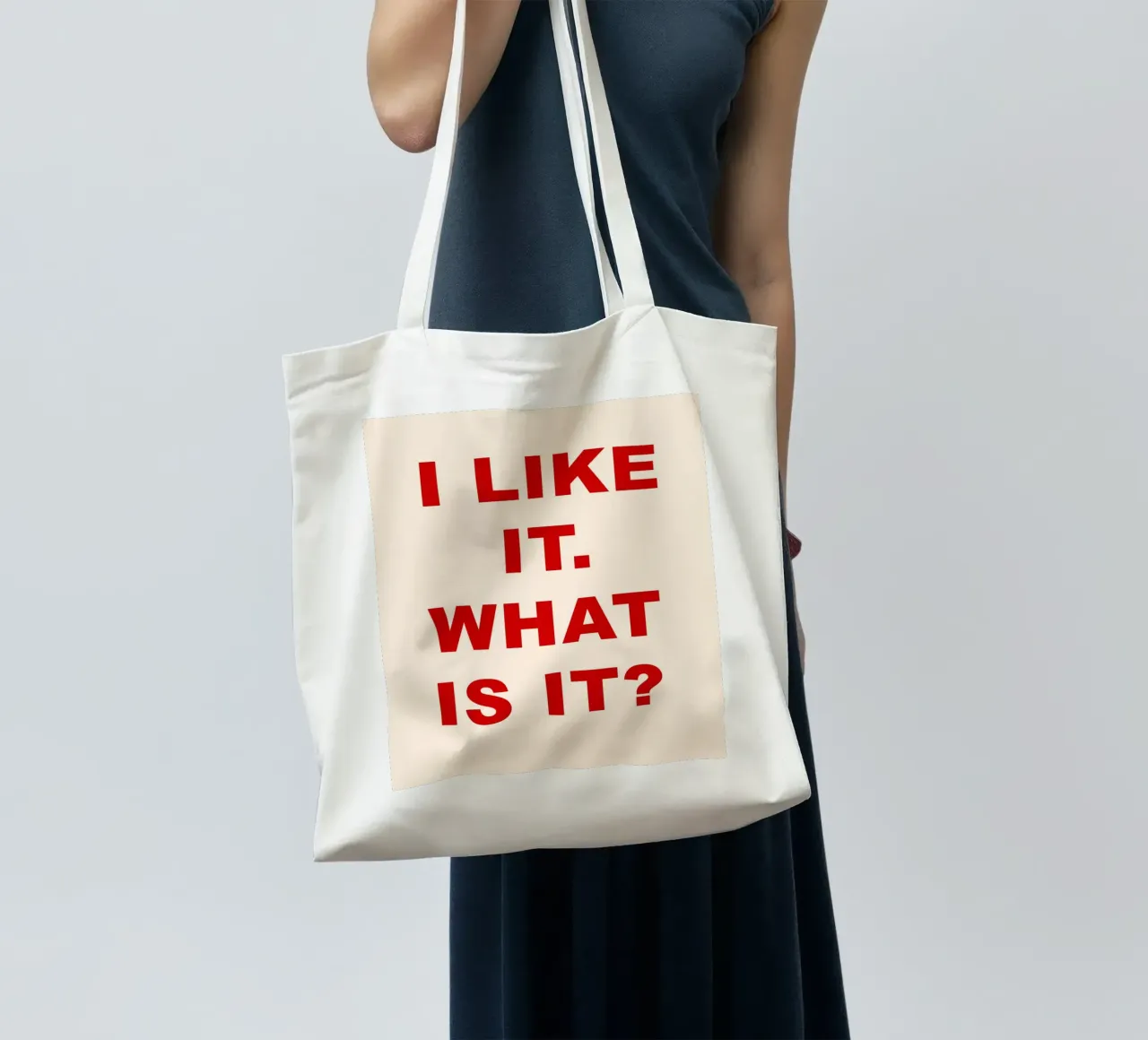 I Like It. What Is It? borsa in juta da treechild