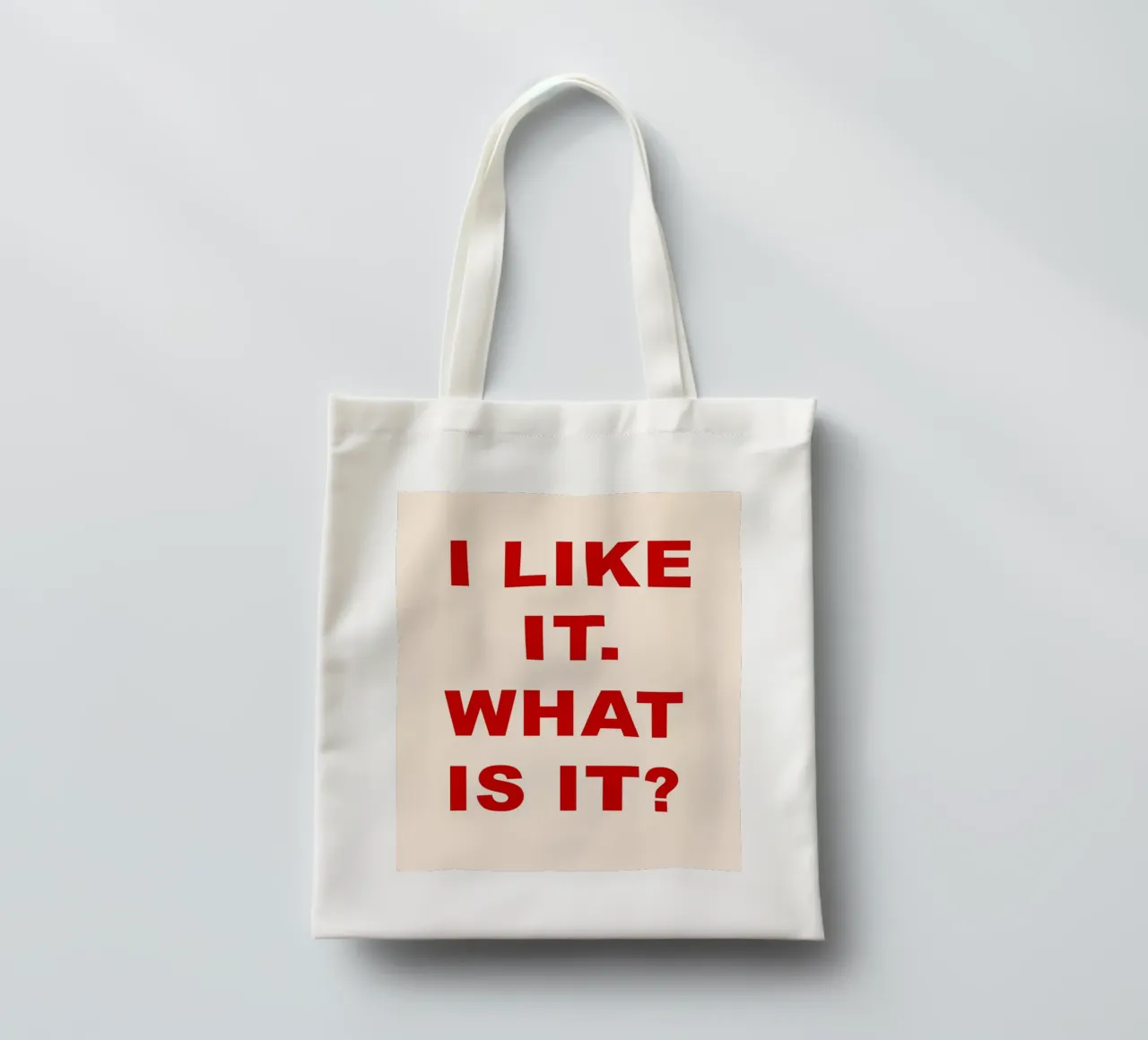 I Like It. What Is It? borsa in juta da treechild