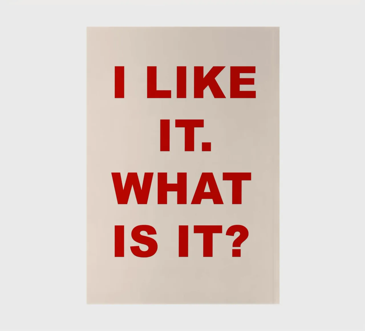 I Like It. What Is It? diario da treechild