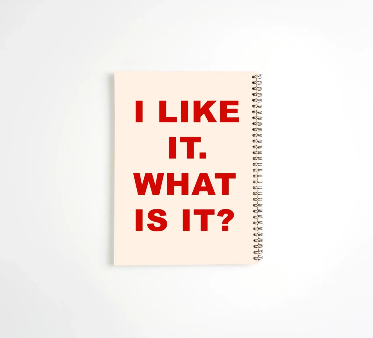 I Like It. What Is It? spiral notebook by treechild