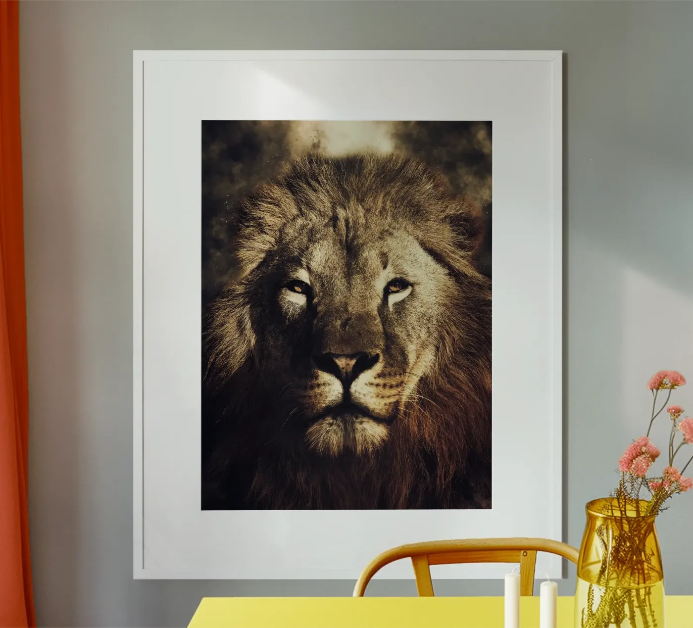Lion poster van Mateo