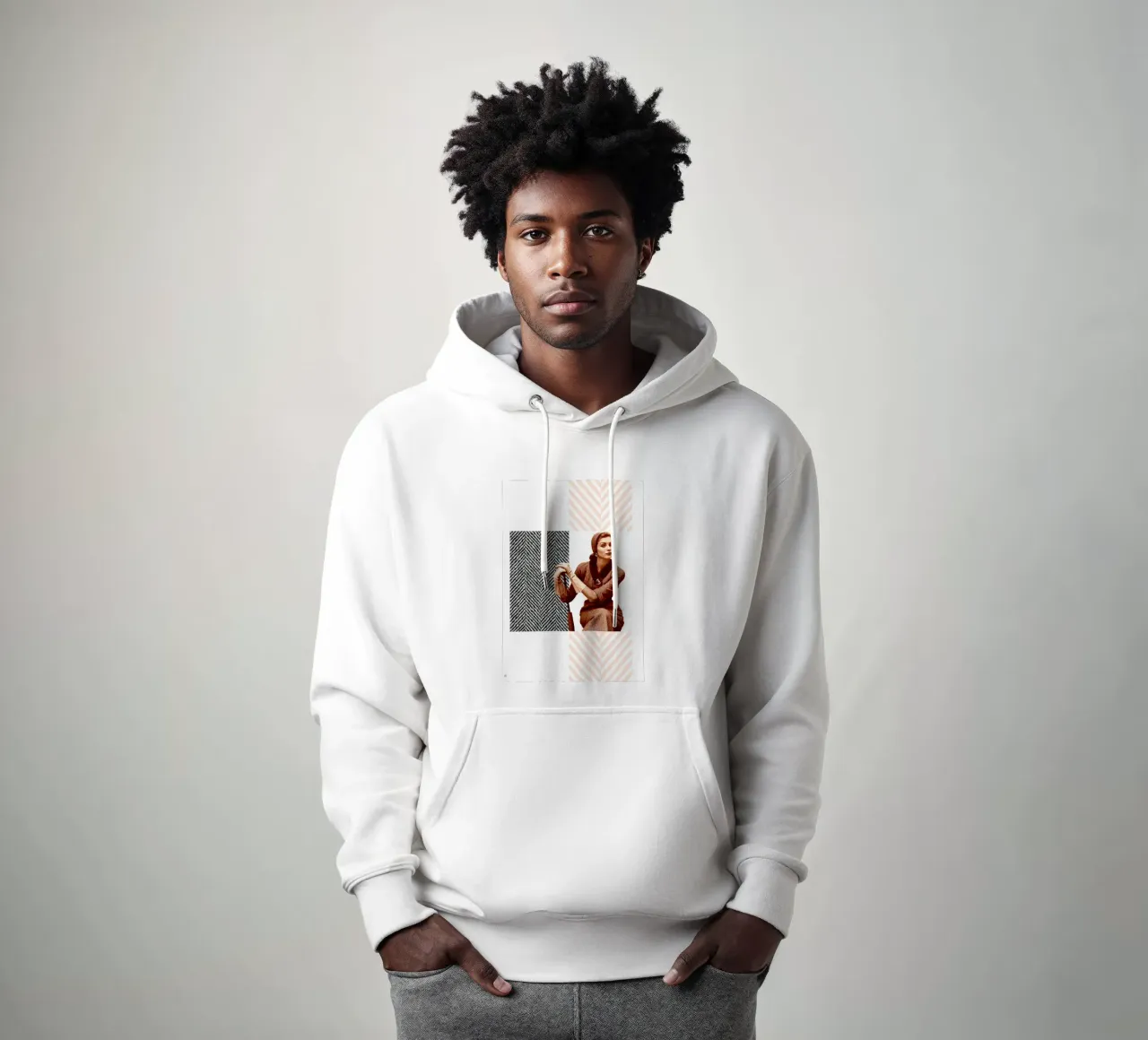 Fashion and Geometry 7 felpa con cappuccio da DesmondBates
