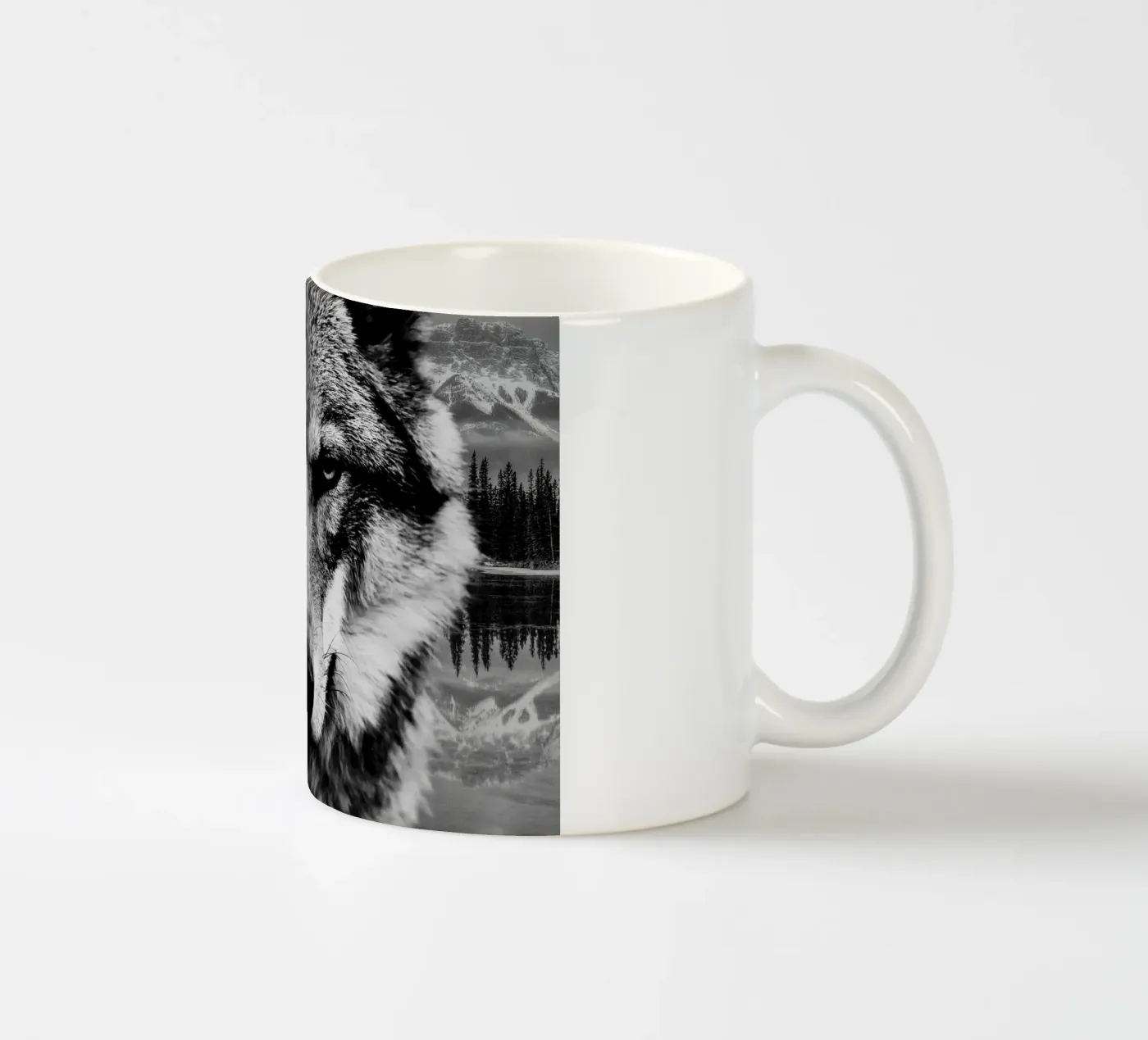 Wolf Forest tazza in ceramica da Mateo