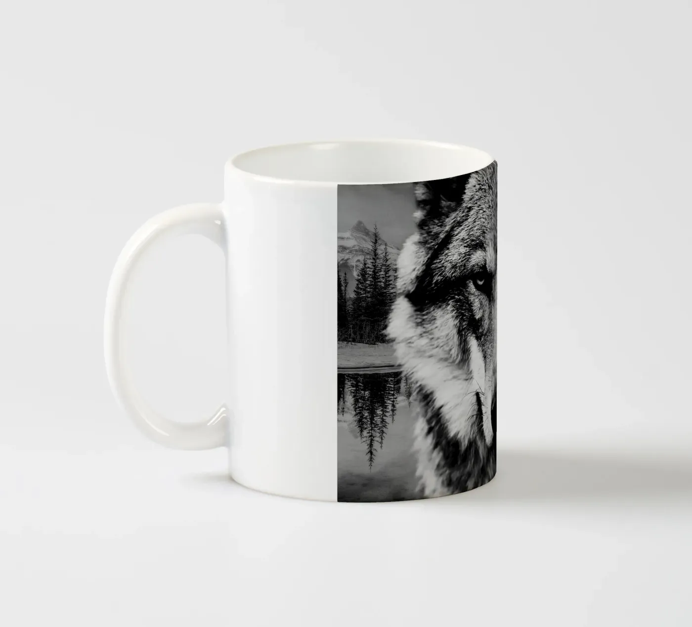Wolf Forest ceramic mug by Mateo