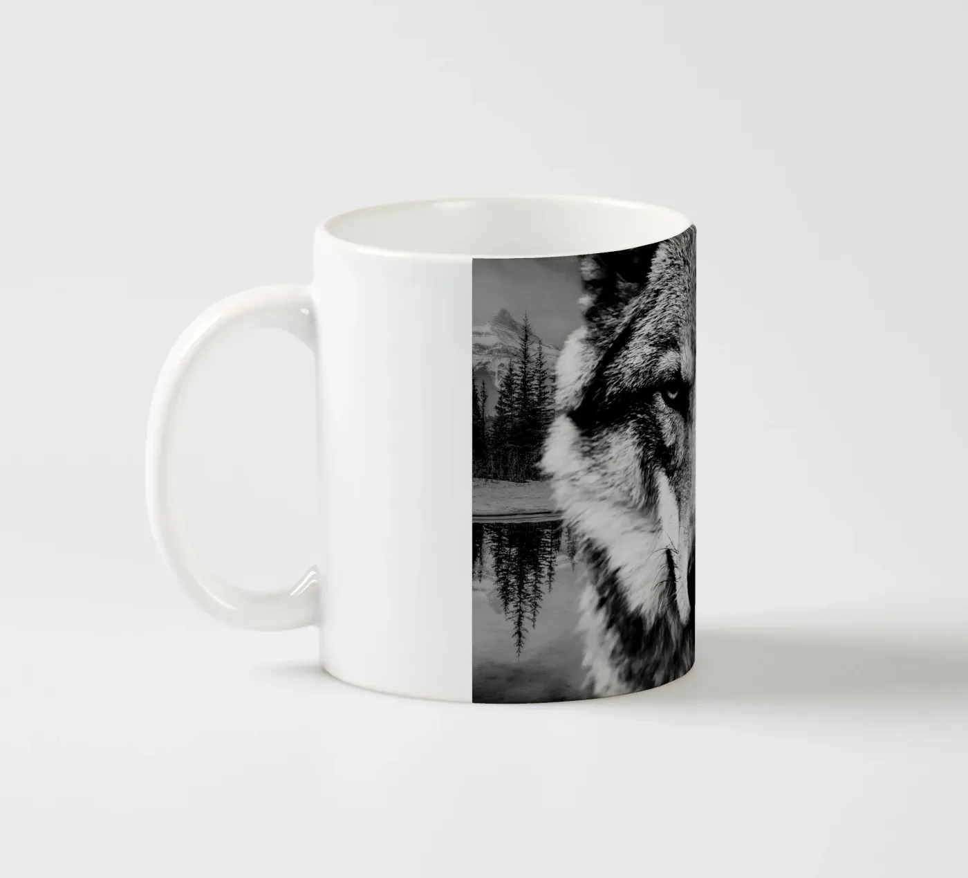 Wolf Forest tazza in ceramica da Mateo