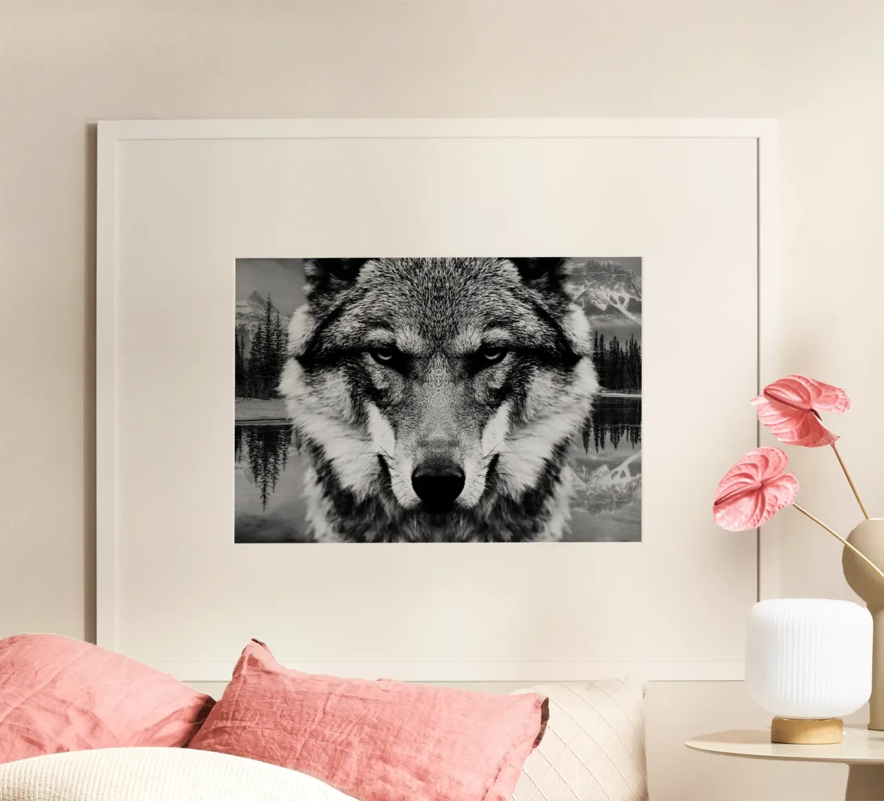 Wolf Forest poster van Mateo