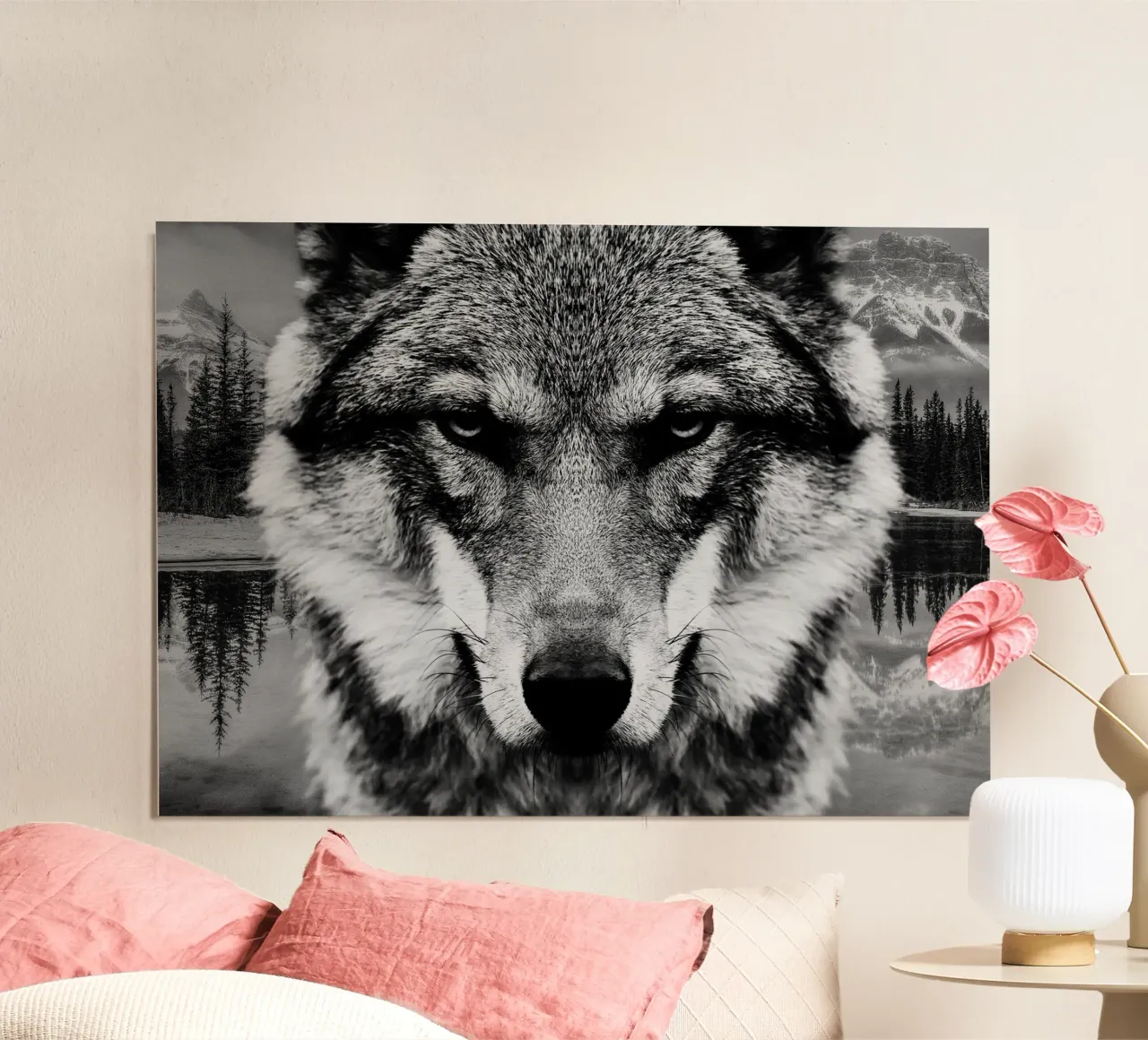 Wolf Forest poster van Mateo