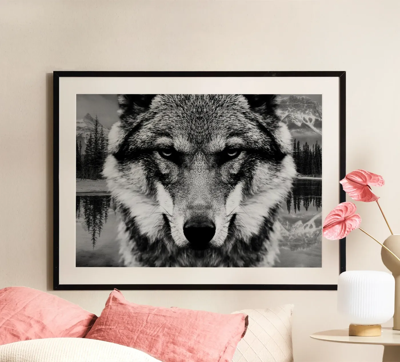 Wolf Forest poster van Mateo