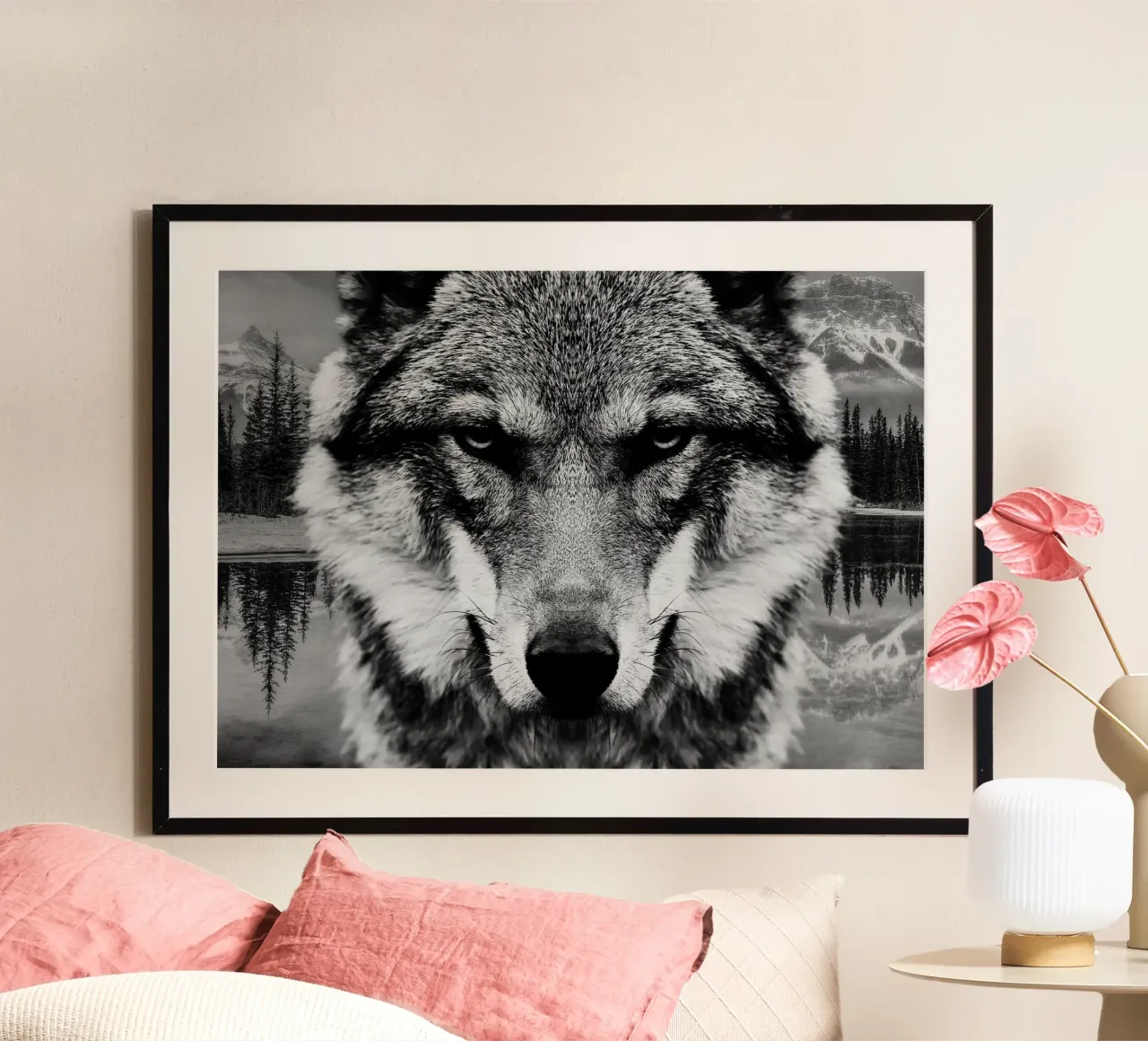 Wolf Forest poster van Mateo