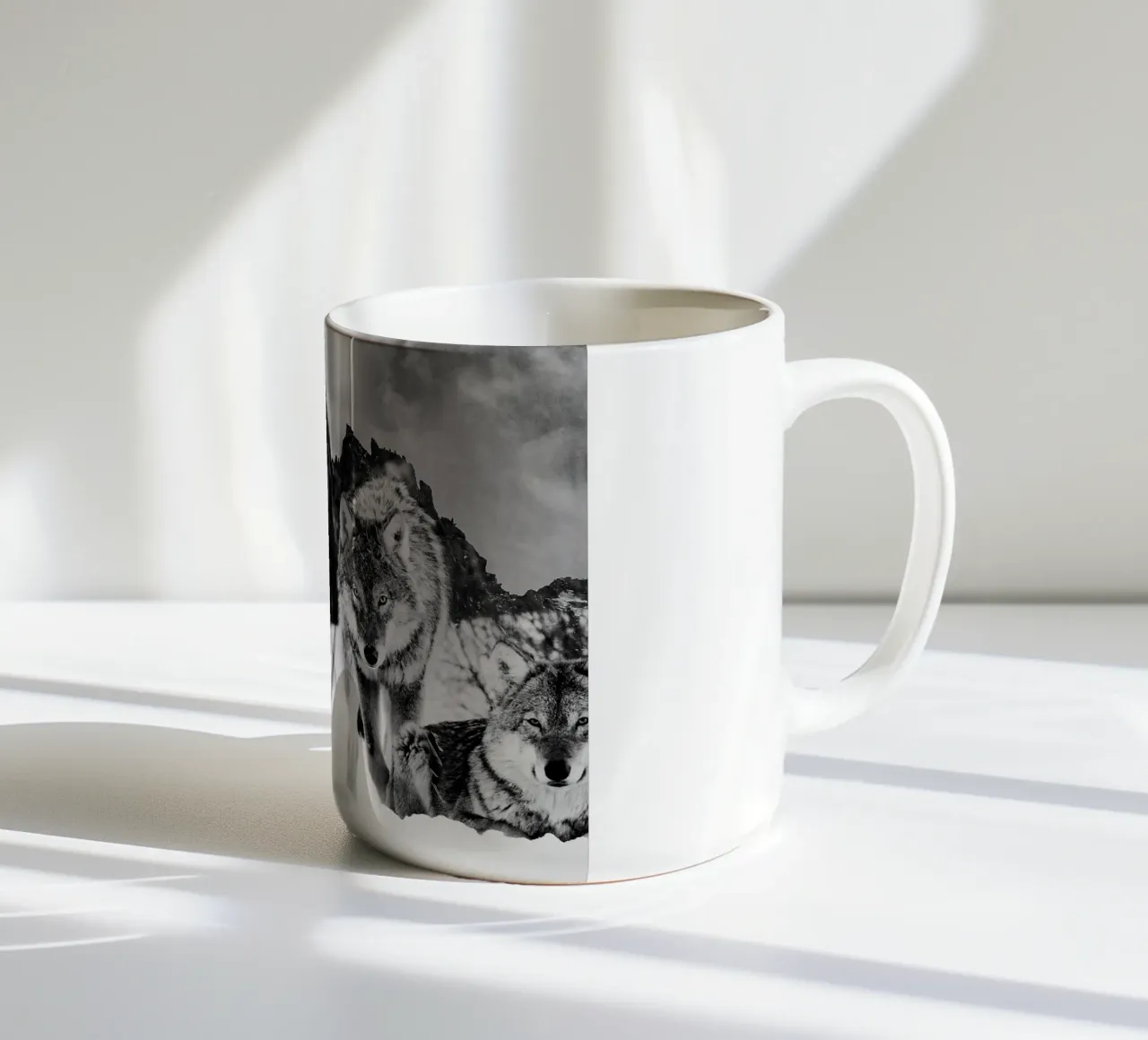 Wolves Mountains tazza in ceramica da Mateo