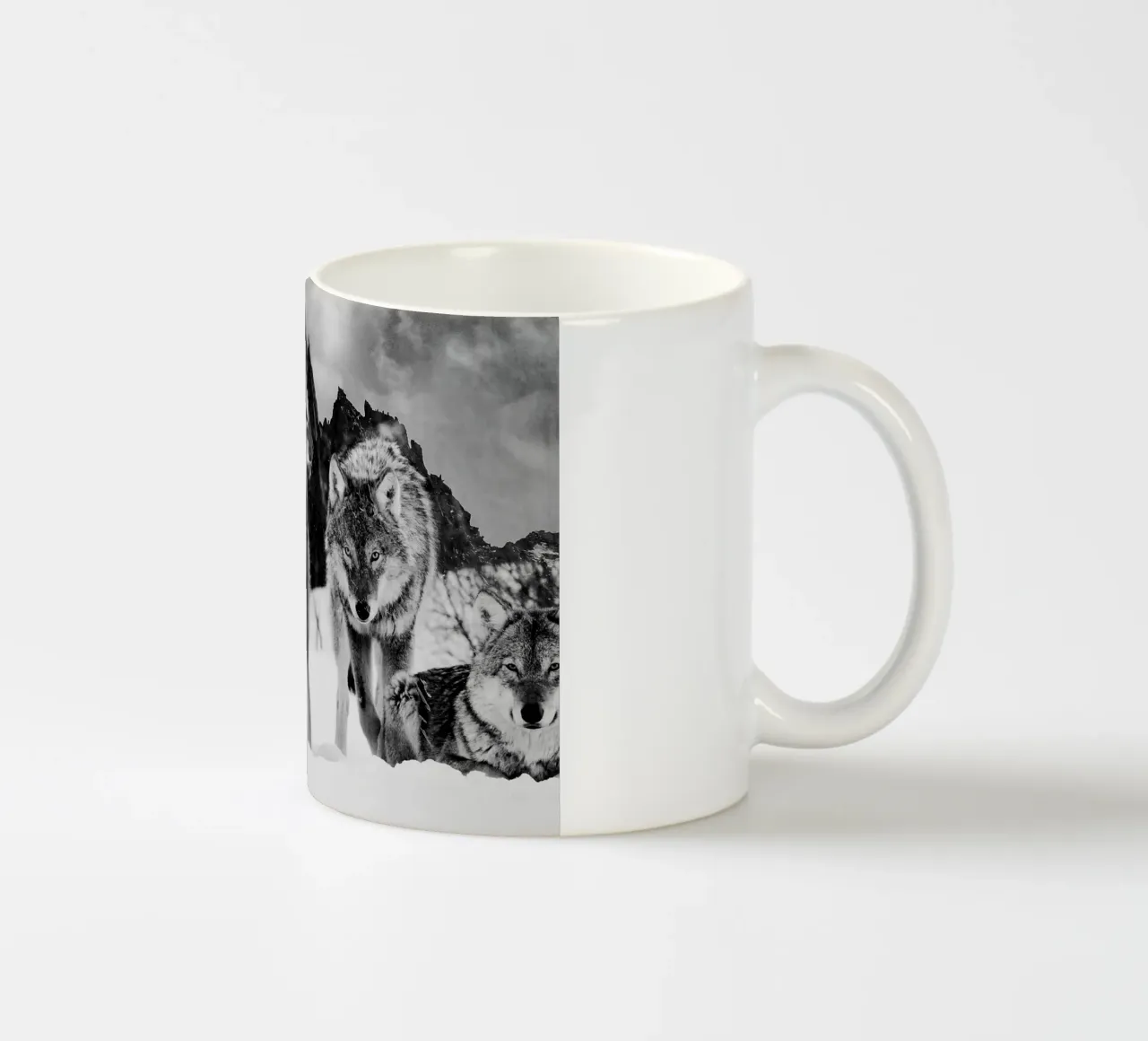 Wolves Mountains tazza in ceramica da Mateo