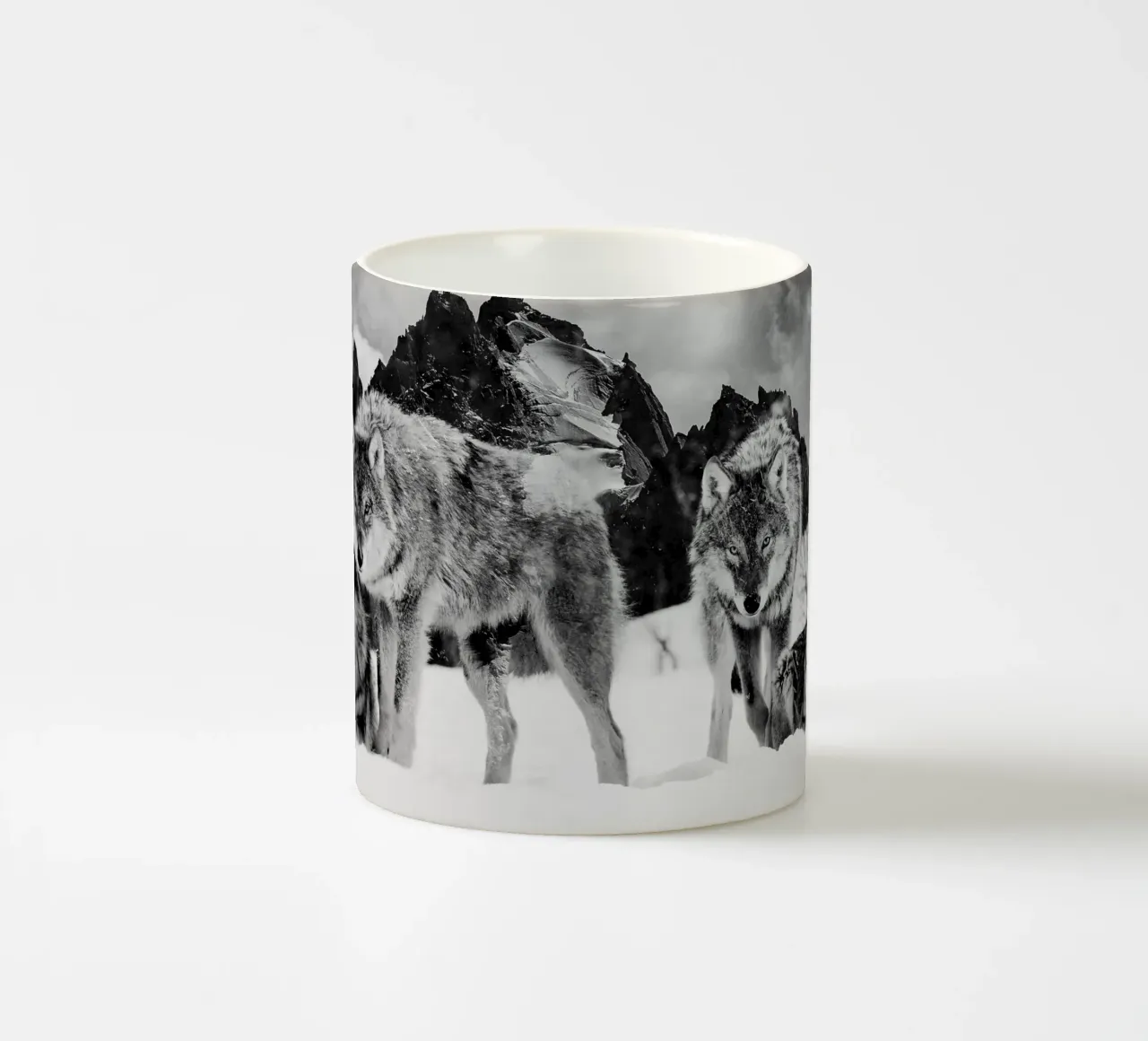 Wolves Mountains tazza in ceramica da Mateo
