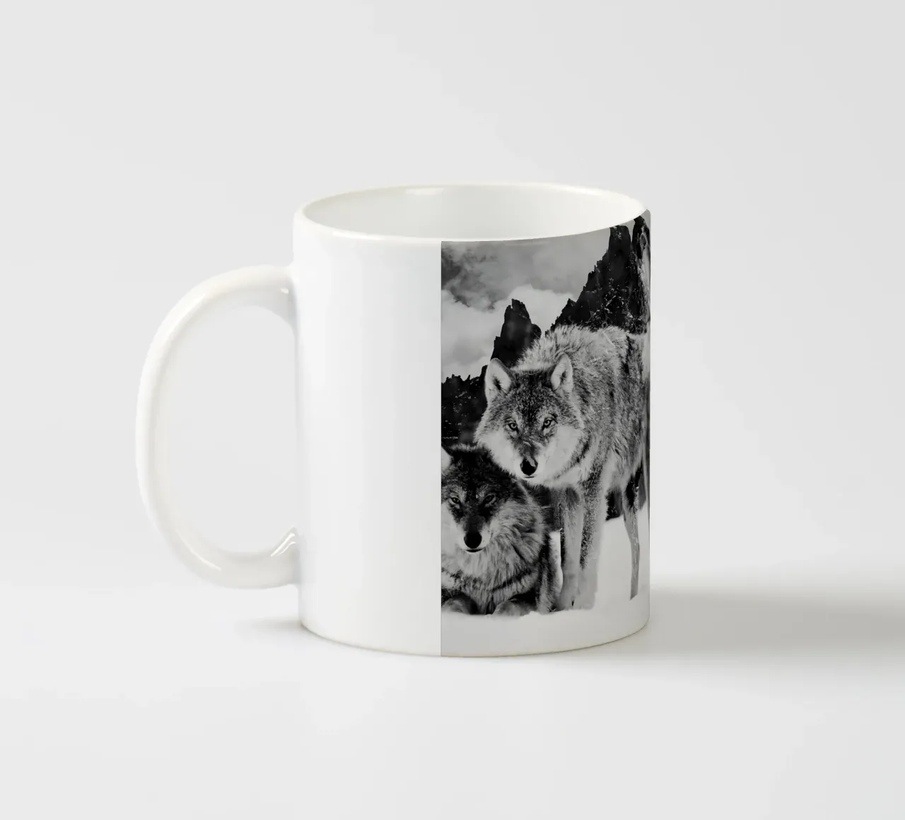 Wolves Mountains tazza in ceramica da Mateo