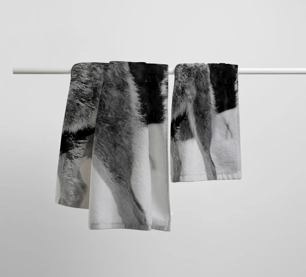 Wolves Mountains asciugamano da bagno da Mateo