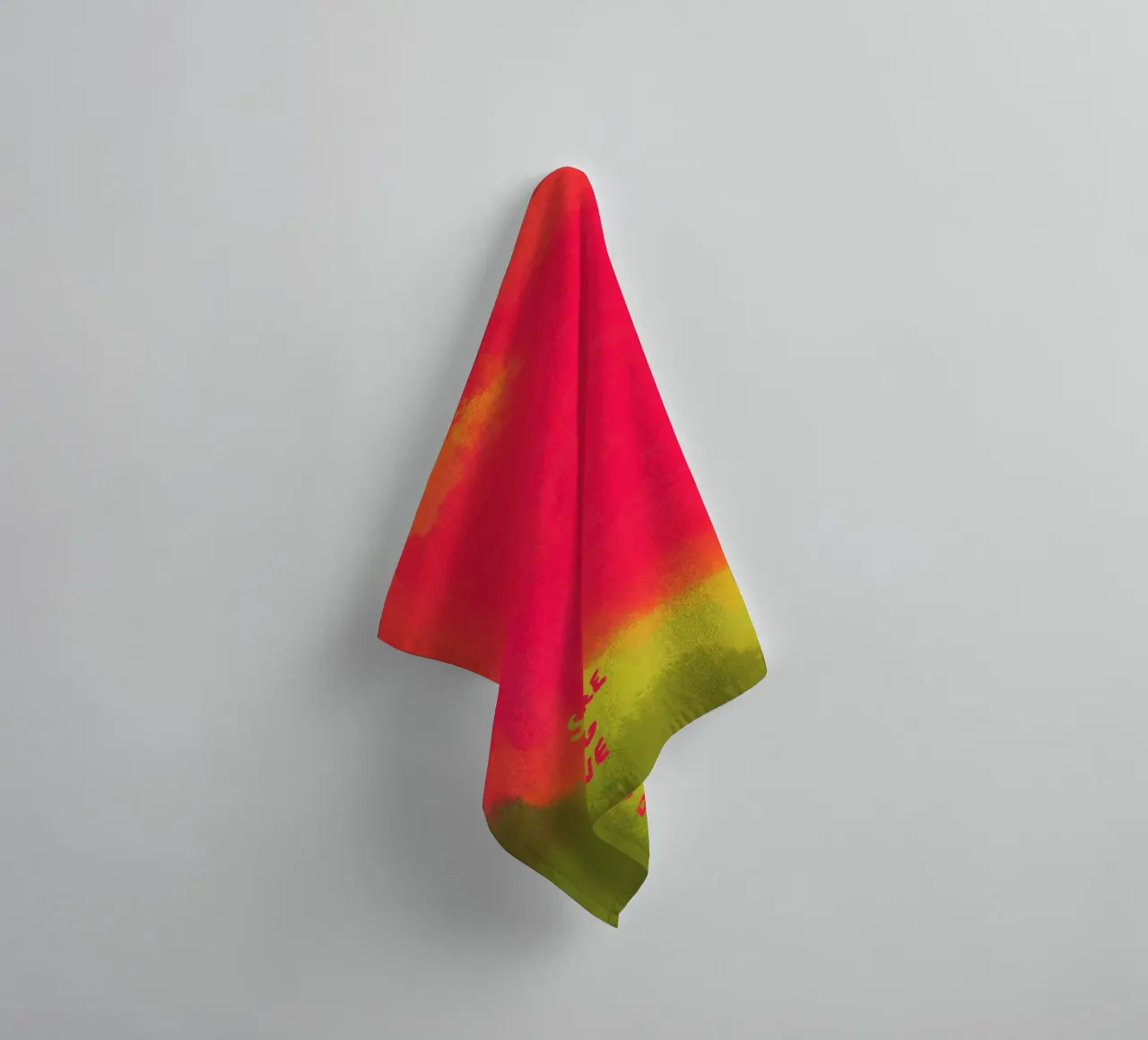 Abstract Art - Slow Down towel by Illustration Raissa Oltmanns