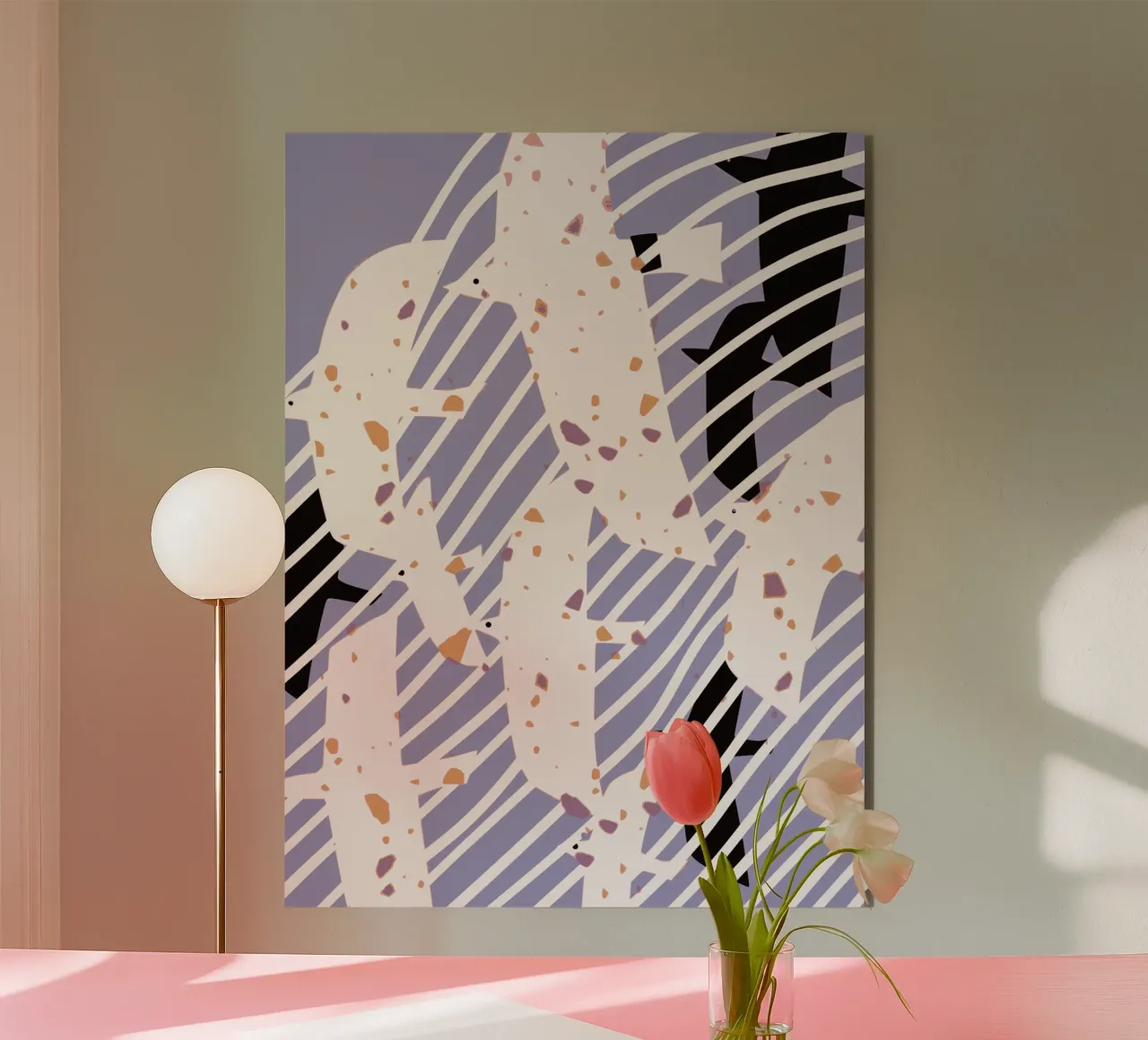 Gregge di colombe alluminio dibond da Little Dean