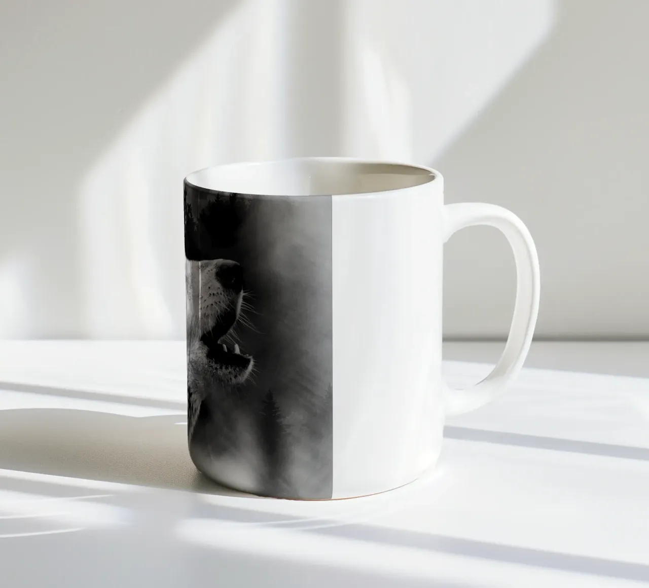 Wolf Forest 2 tazza in ceramica da Mateo