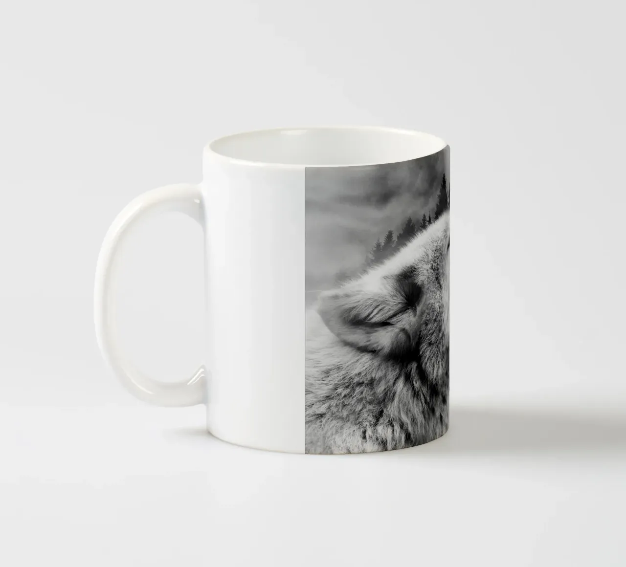 Wolf Forest 2 tazza in ceramica da Mateo