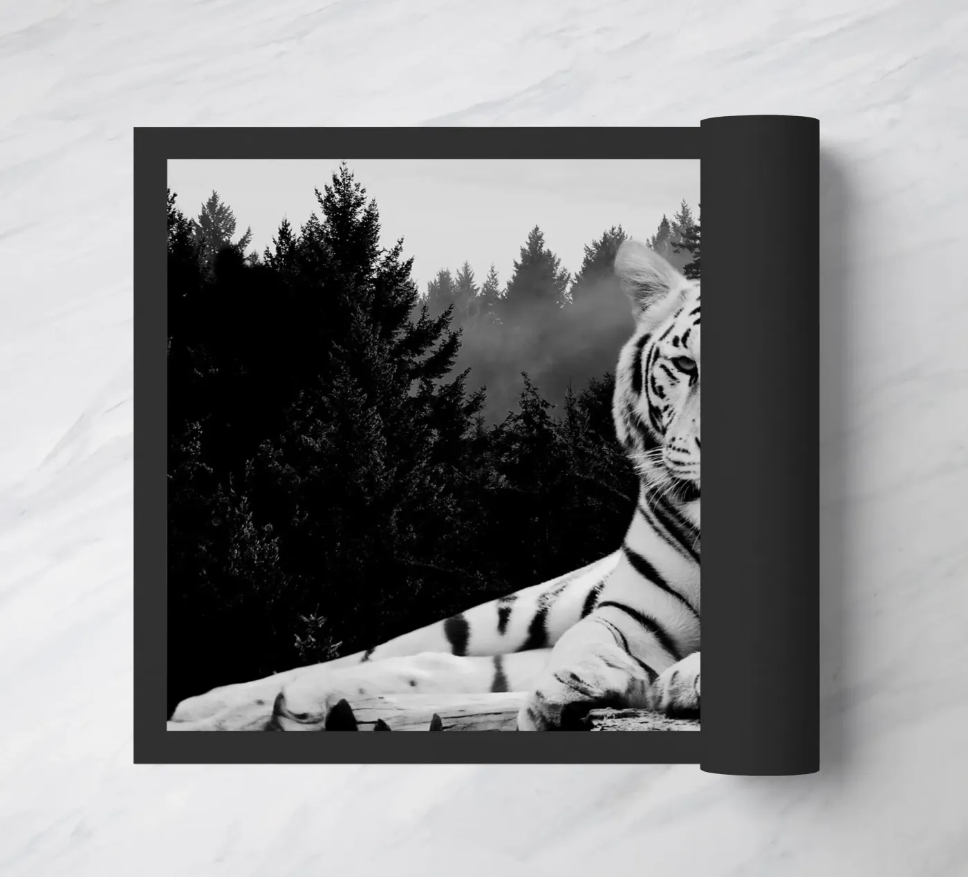 Tiger Forest doormat by Mateo