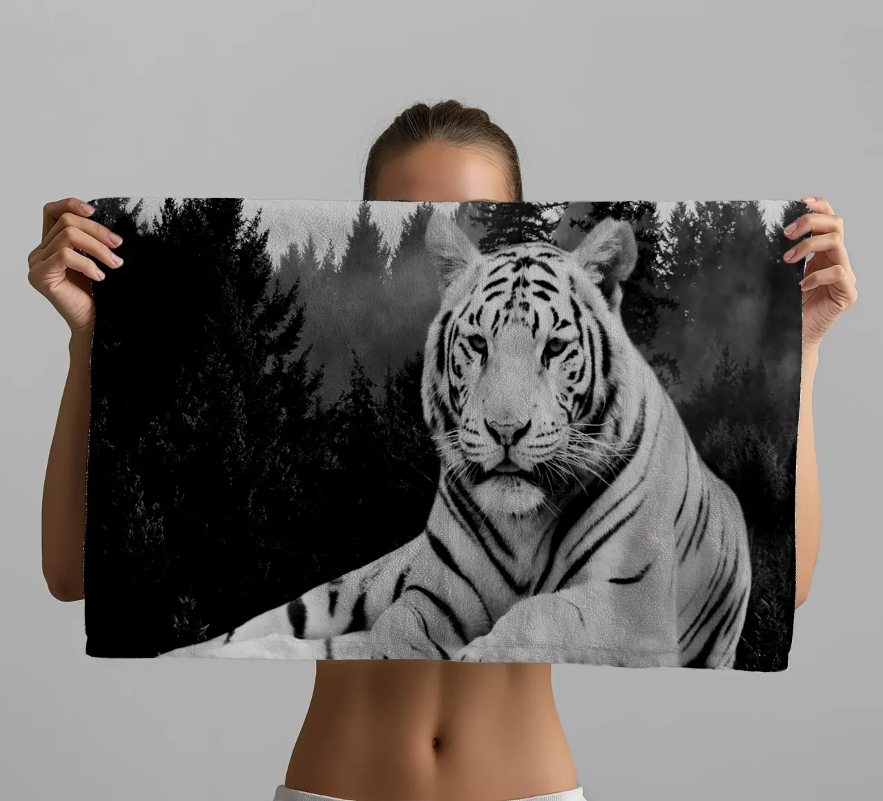 Tiger Forest asciugamano da bagno da Mateo