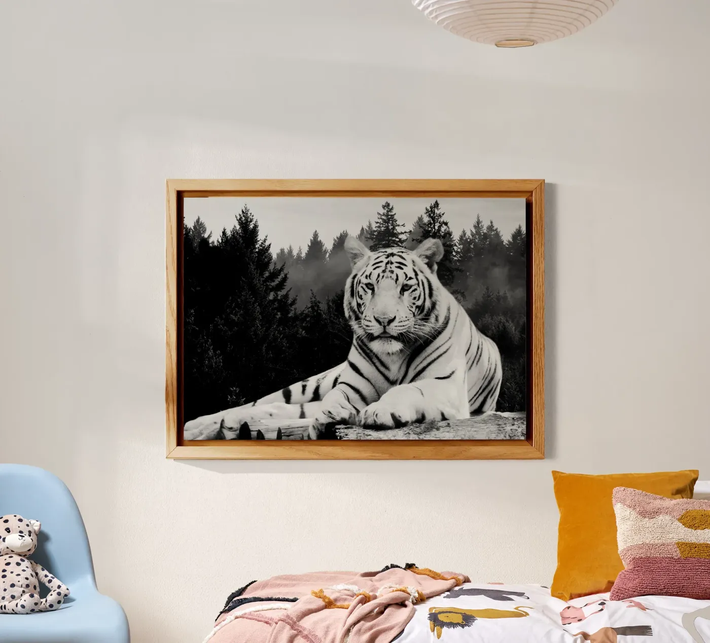 Tiger Forest alluminio dibond da Mateo