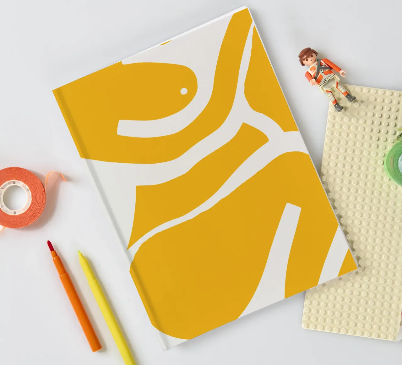Figuratif en jaune 09 carnet de notes de Little Dean