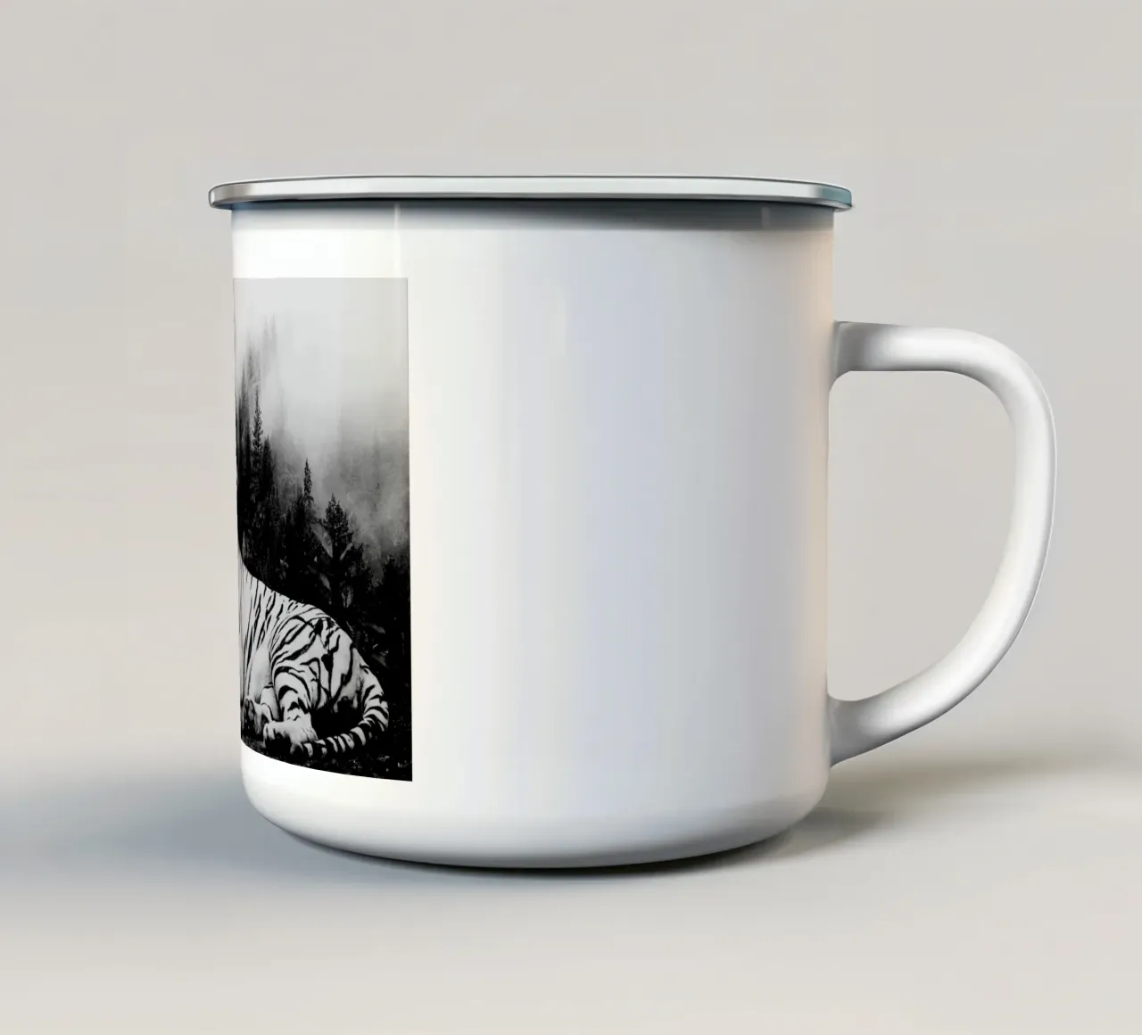 Tiger Forest 2 tazza in smalto da Mateo