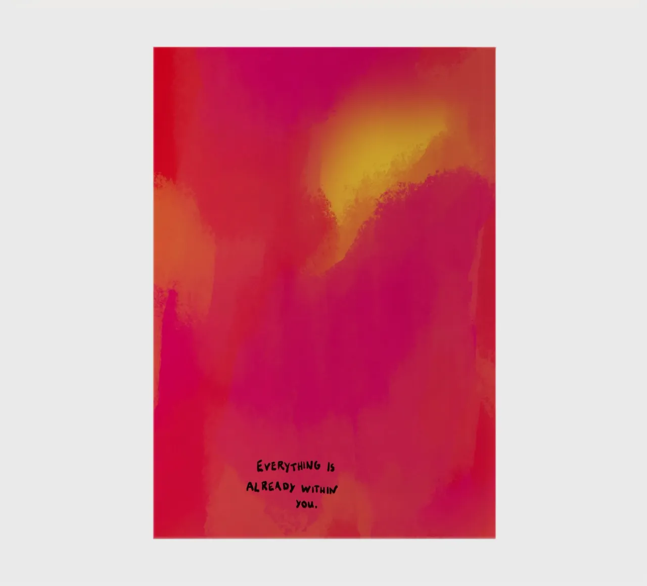 Abstrakte Malerei - in dir Notizbuch von Illustration Raissa Oltmanns