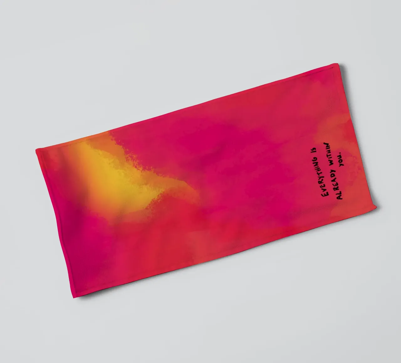 Abstract Painting - within you towel by Illustration Raissa Oltmanns