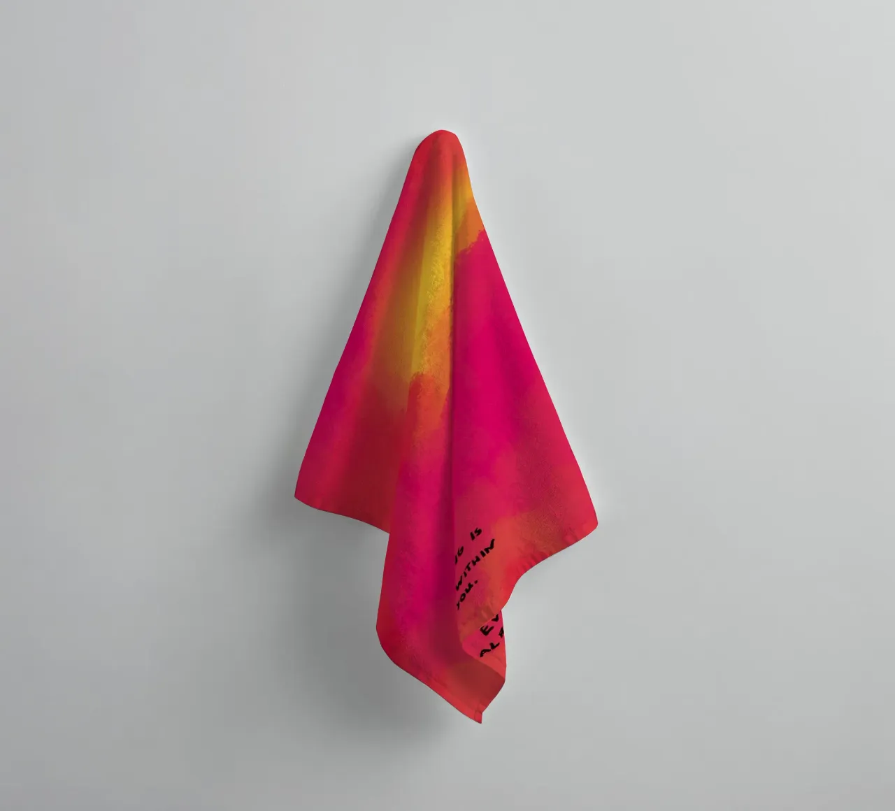Abstract Painting - within you towel by Illustration Raissa Oltmanns