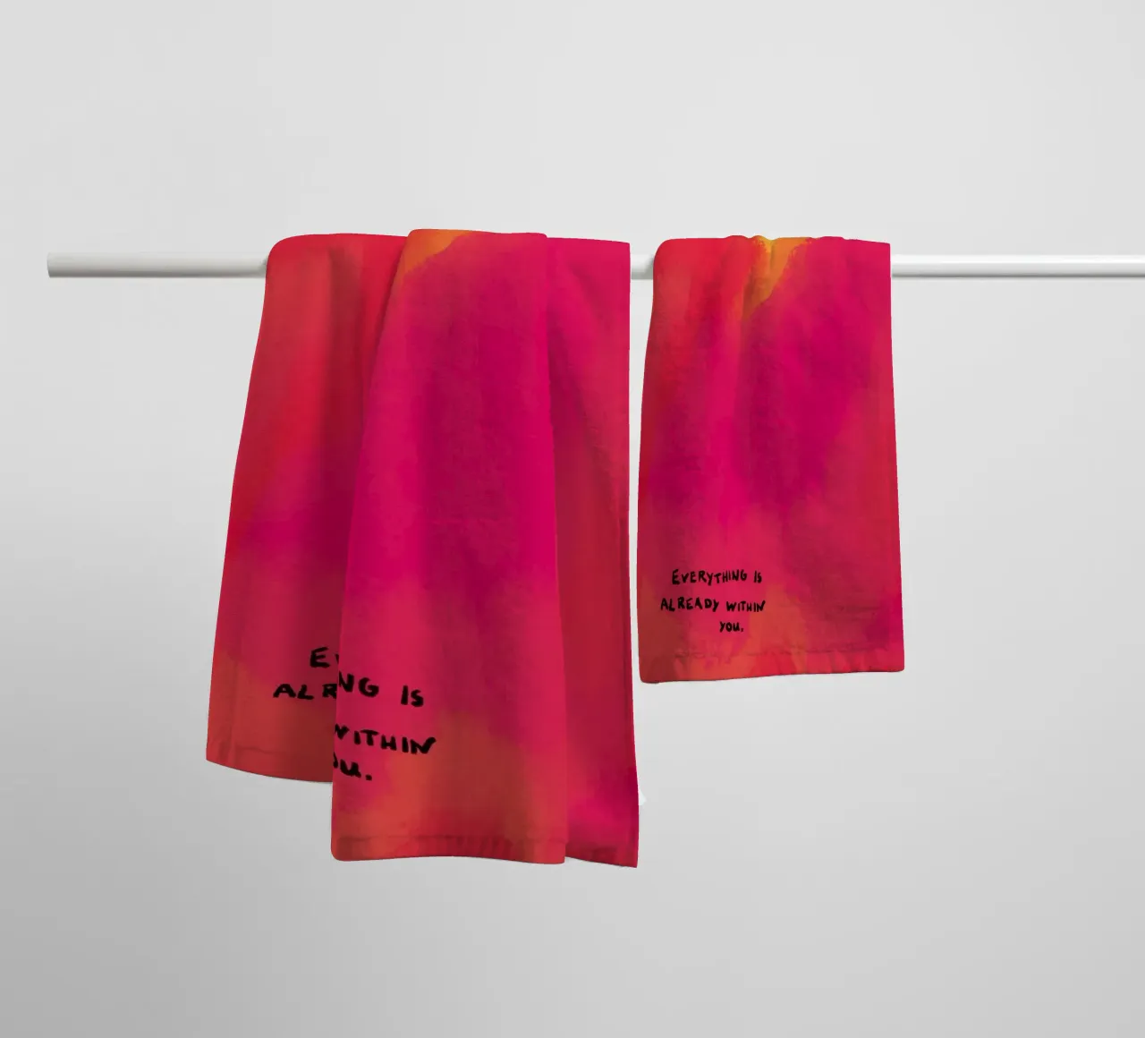 Abstract Painting - within you towel by Illustration Raissa Oltmanns