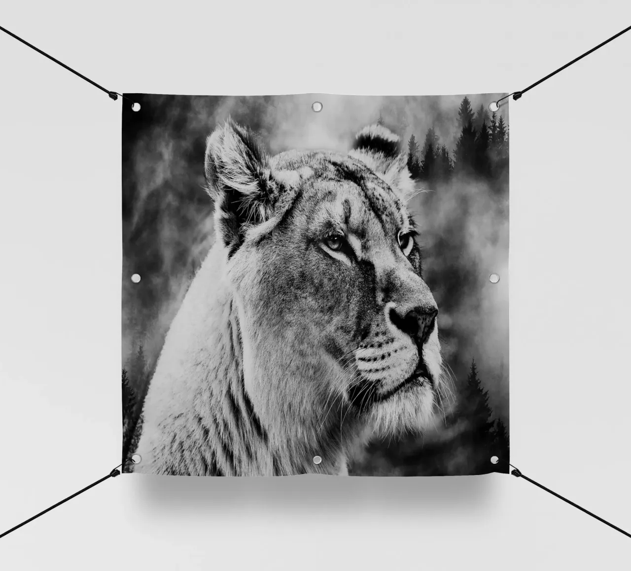 Lion Forest telo in pvc da Mateo