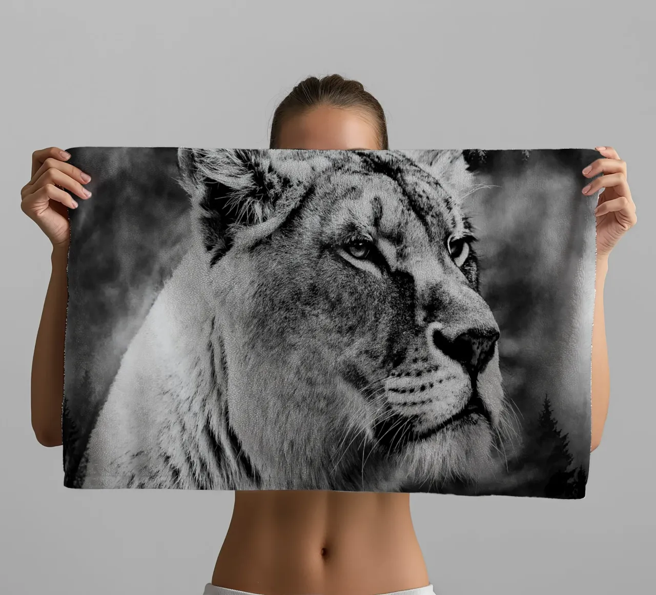 Lion Forest asciugamano da bagno da Mateo