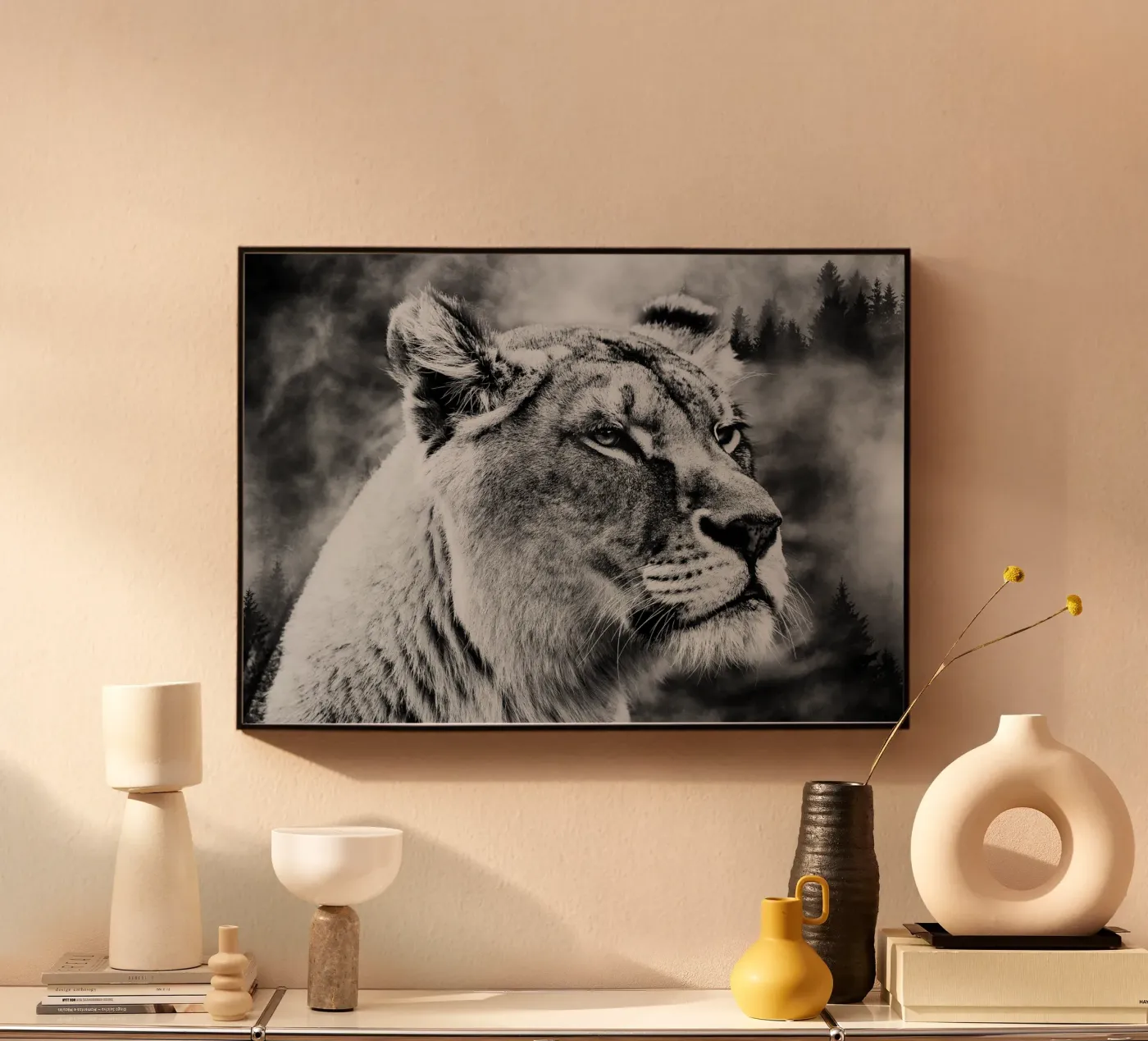 Lion Forest Acryl-Glas von Mateo