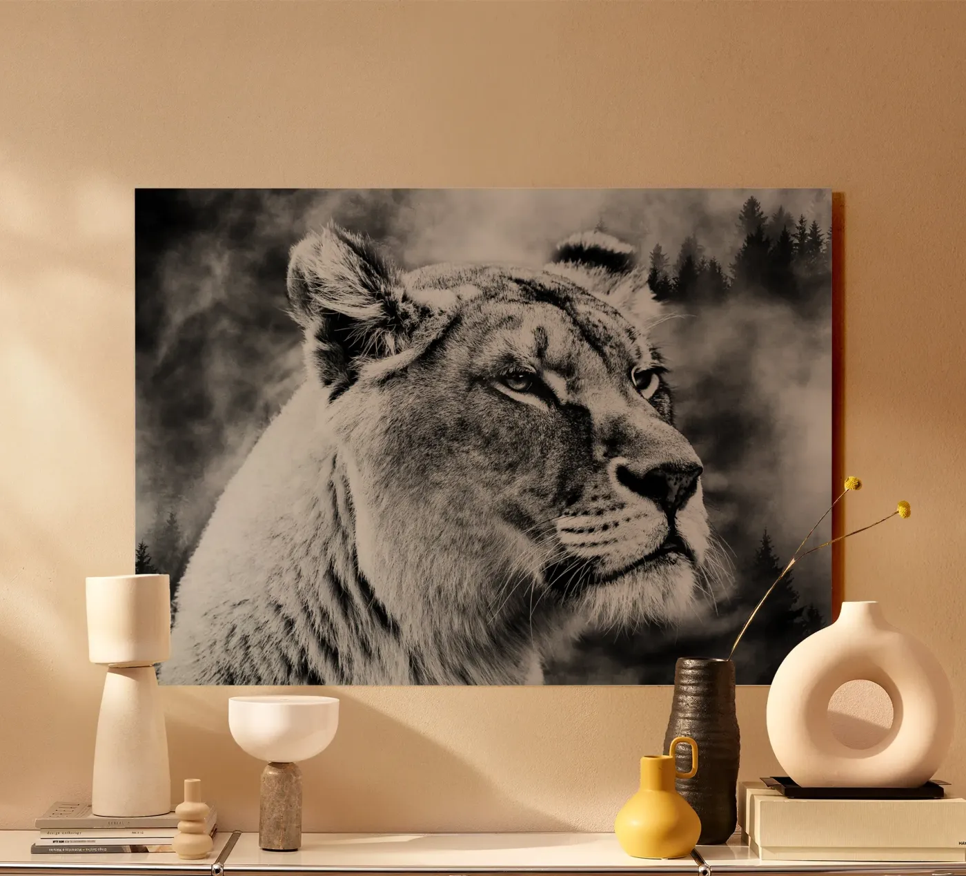 Lion Forest Acryl-Glas von Mateo