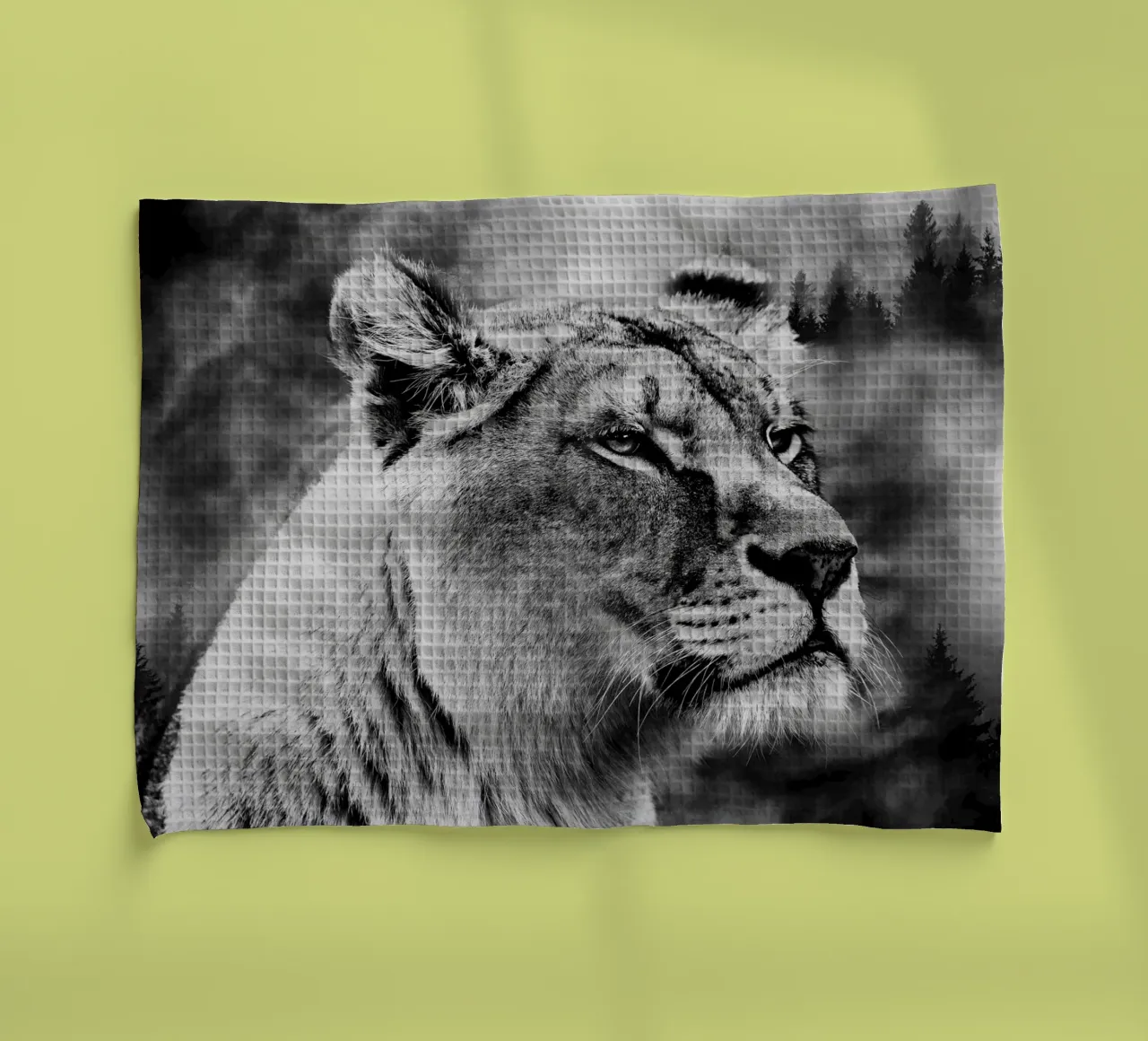 Lion Forest canovaccio da cucina da Mateo