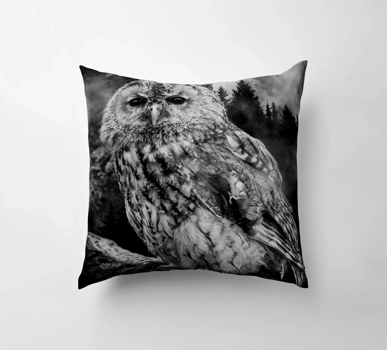 Owl Forest cuscino da Mateo