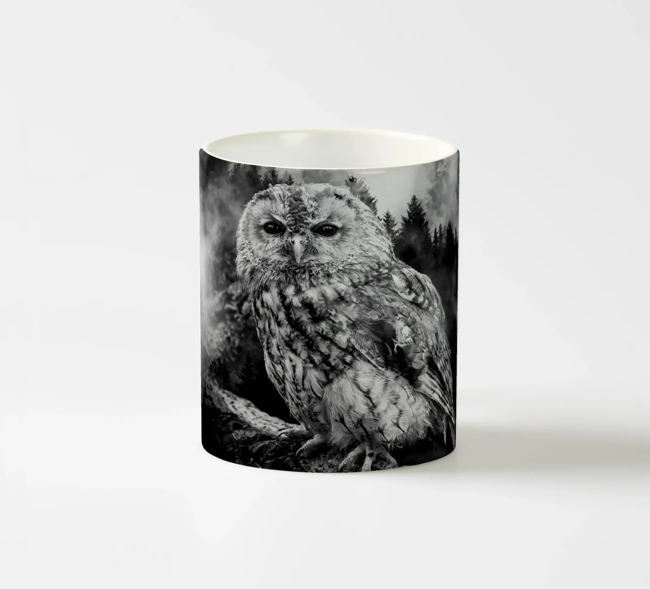 Owl Forest tazza in ceramica da Mateo
