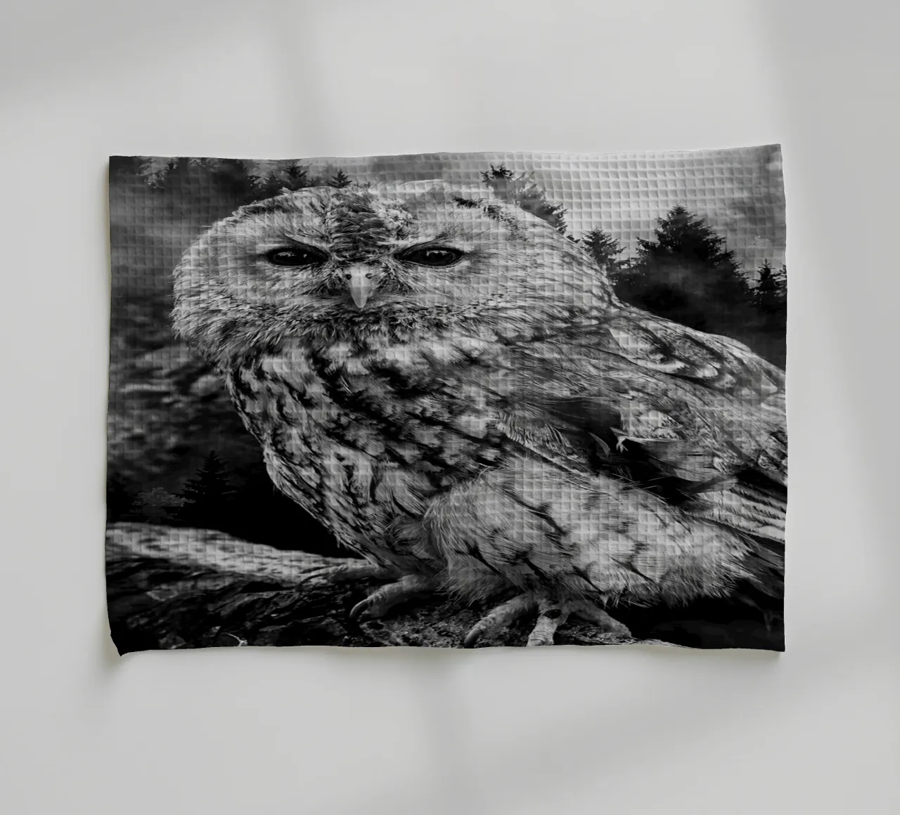 Owl Forest canovaccio da cucina da Mateo