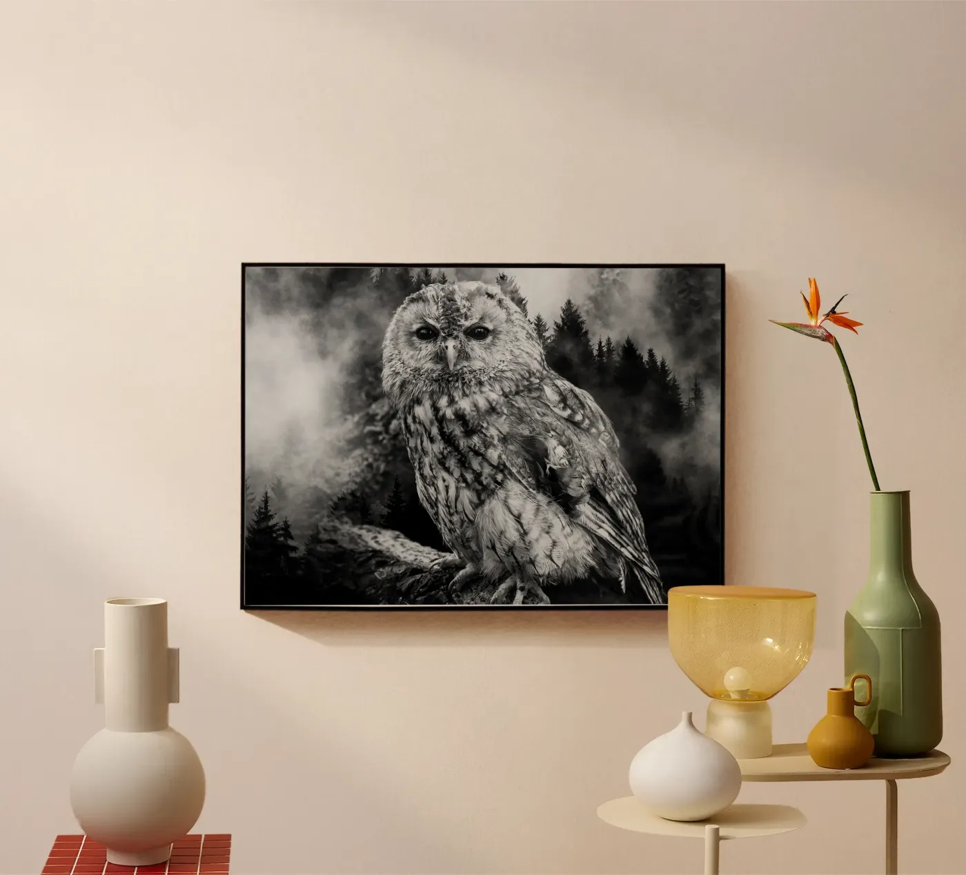 Owl Forest plexiglas de Mateo